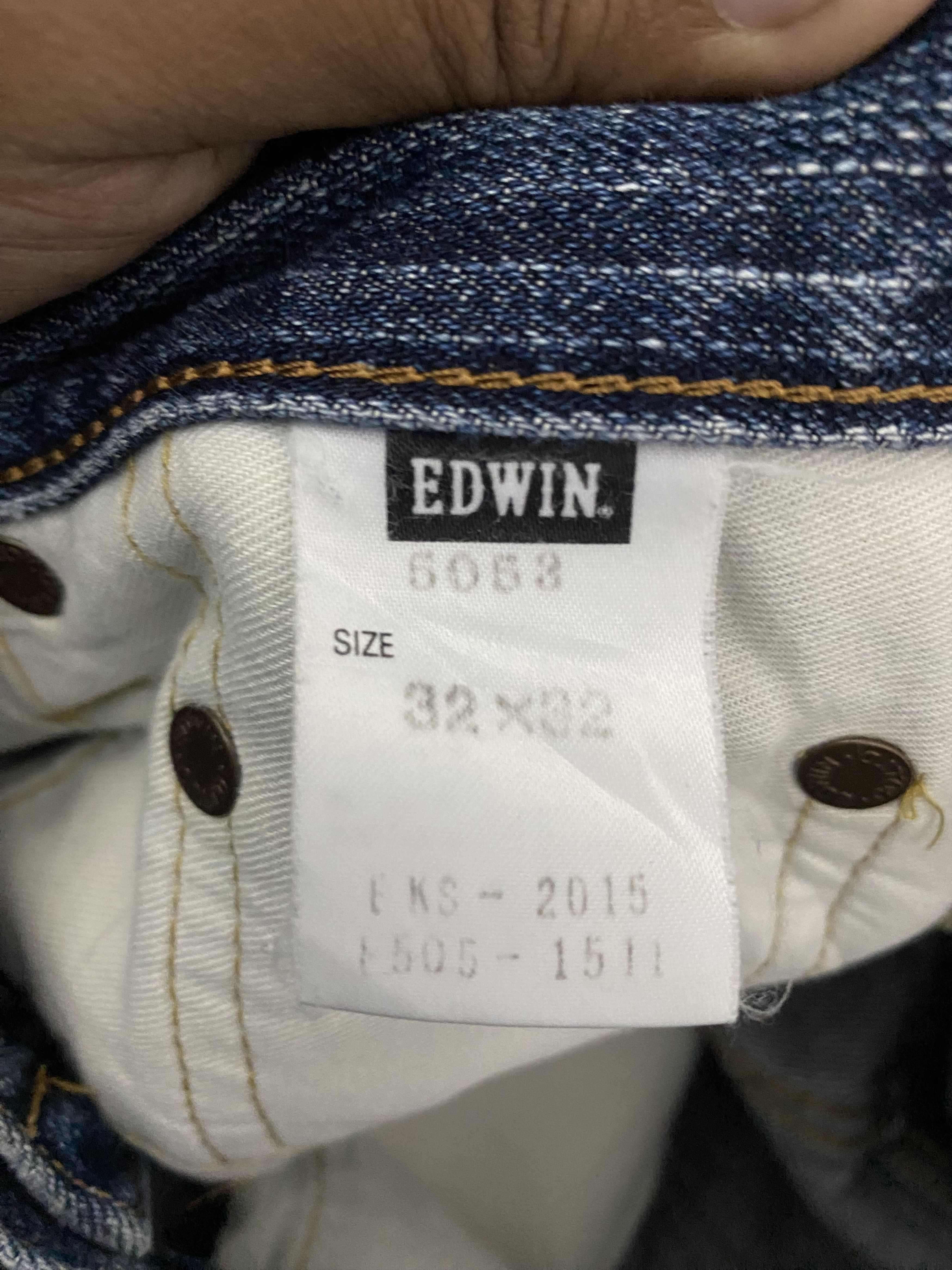 Edwin Vintage EDWIN 505zxx Selvedge Denim Jeans (Japan Made) Size US 32 / EU 48 - 14 Thumbnail