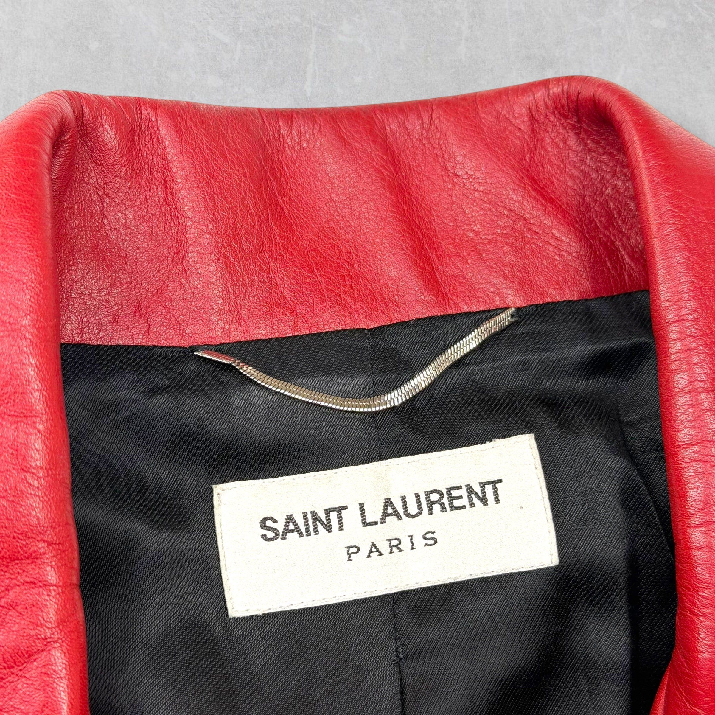 Other Saint Laurent Dégradé Sunset Leather Moto Jacket 46 (S) Size US S / EU 44-46 / 1 - 5 Thumbnail