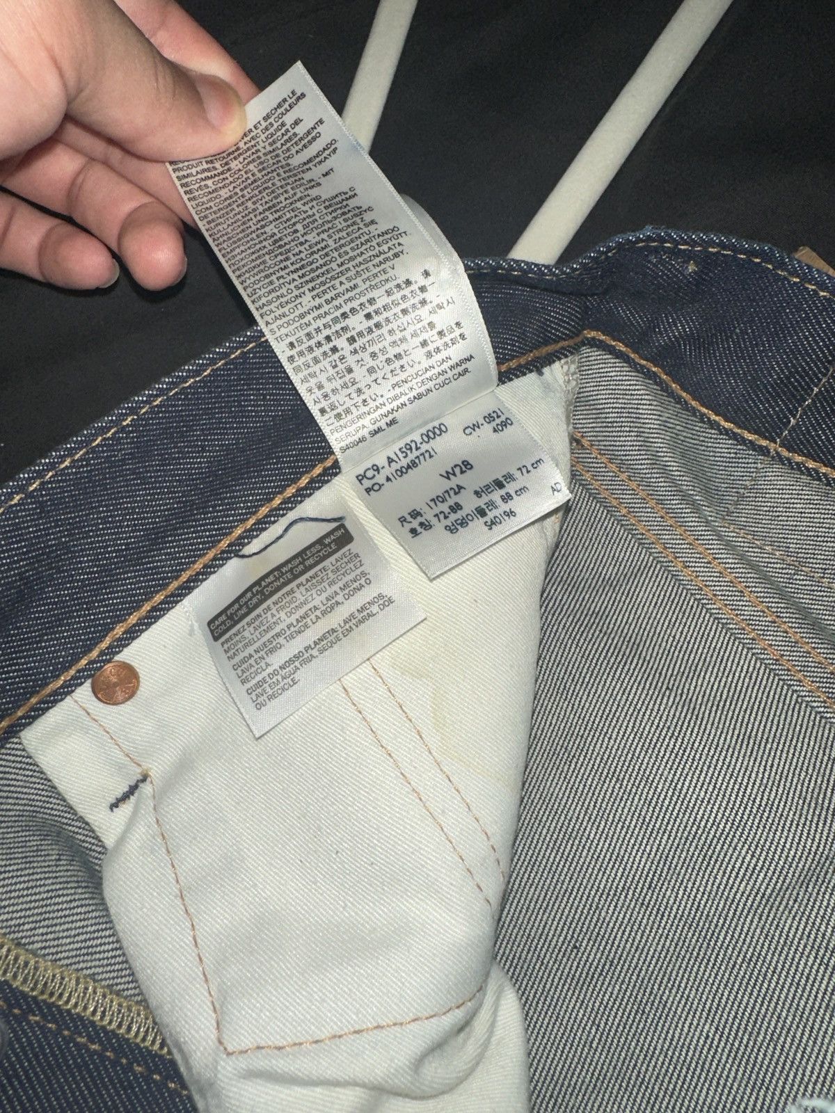 DENIM TEARS Denim Tears Indigo Denim 28x34 Size US 28 / EU 44 - 6 Thumbnail