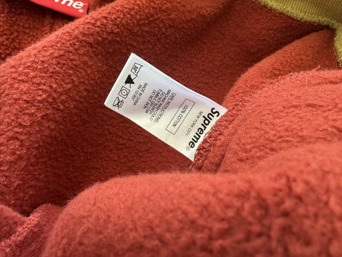 Supreme SUPREME STRIPED RIB LOGO SWEAT PANTS FW18 RED LARGE Size US 34 / EU 50 - 6 Thumbnail