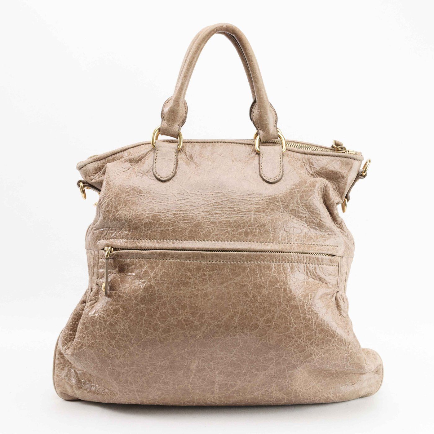 Miu Miu Miu Miu Leather 2-Way Tote Bag Size ONE SIZE - 3 Thumbnail