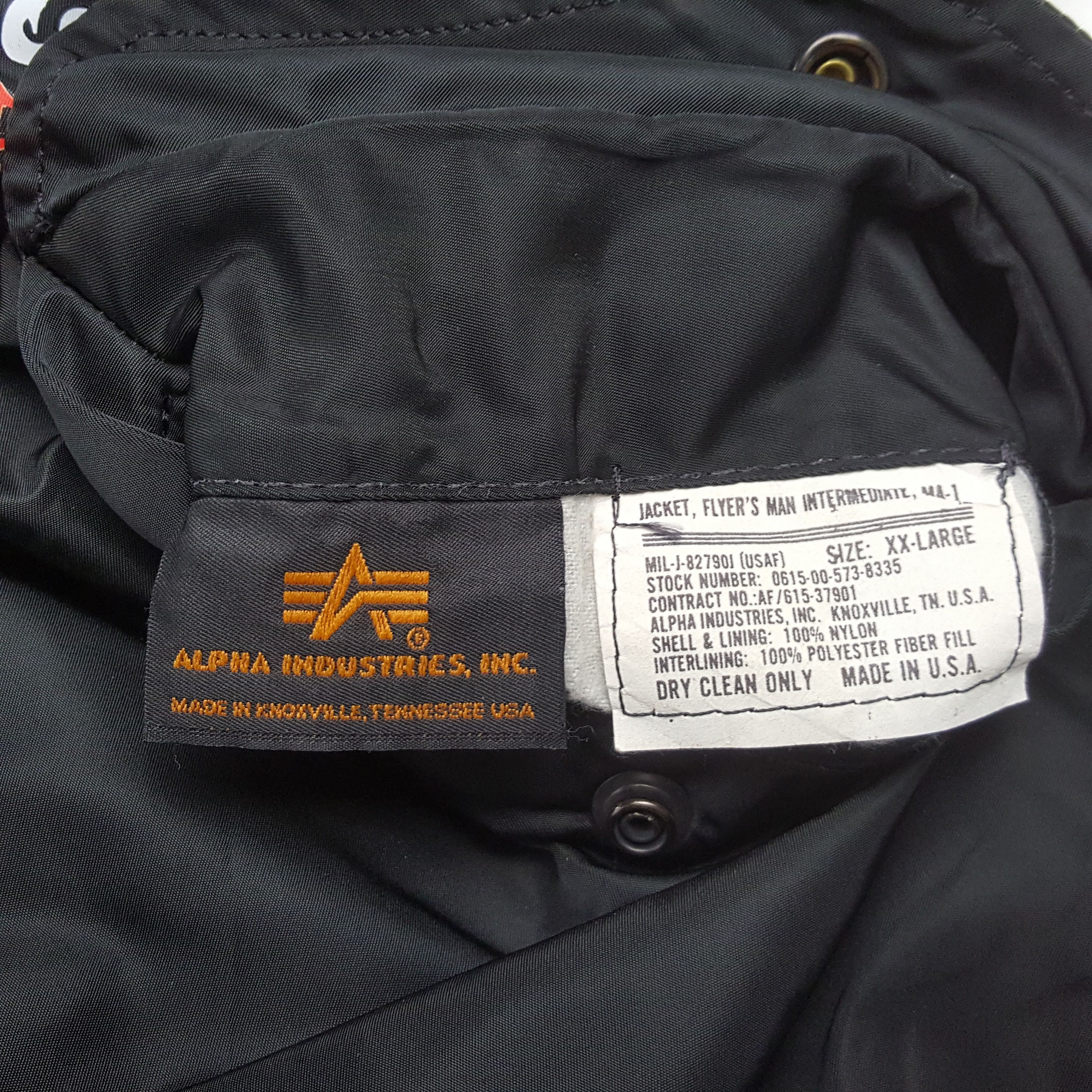 Alpha Industries Vintage Alpha Industries x Bones Custom Jacket C315N24 Size US XL / EU 56 / 4 - 12 Thumbnail