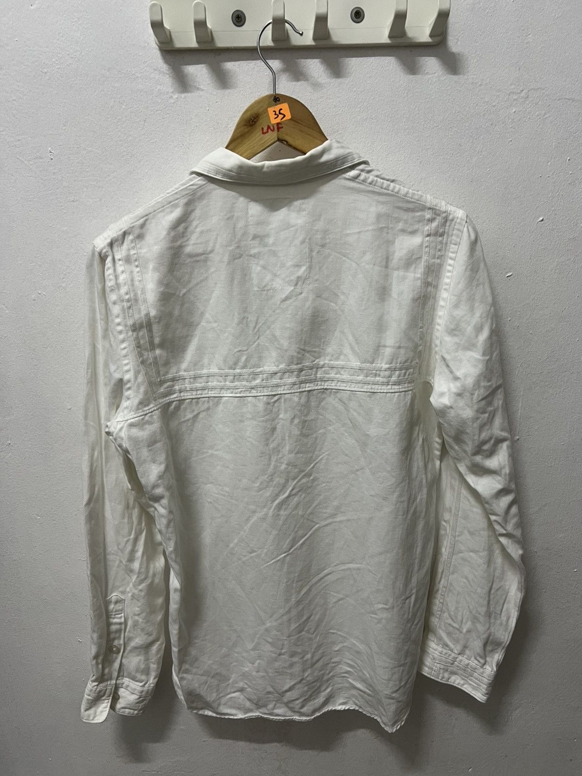 Wtaps WTAPS White Long Sleeve Button Up Shirt Size US M / EU 48-50 / 2 - 6 Thumbnail