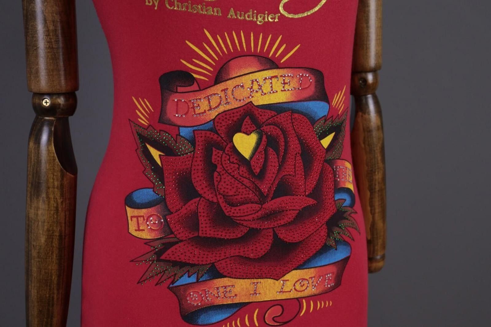 Ed Hardy Ed Hardy by Christian Audigier I Love Rose Tunic Shirt Sz S Size S / US 4 / IT 40 - 7 Thumbnail