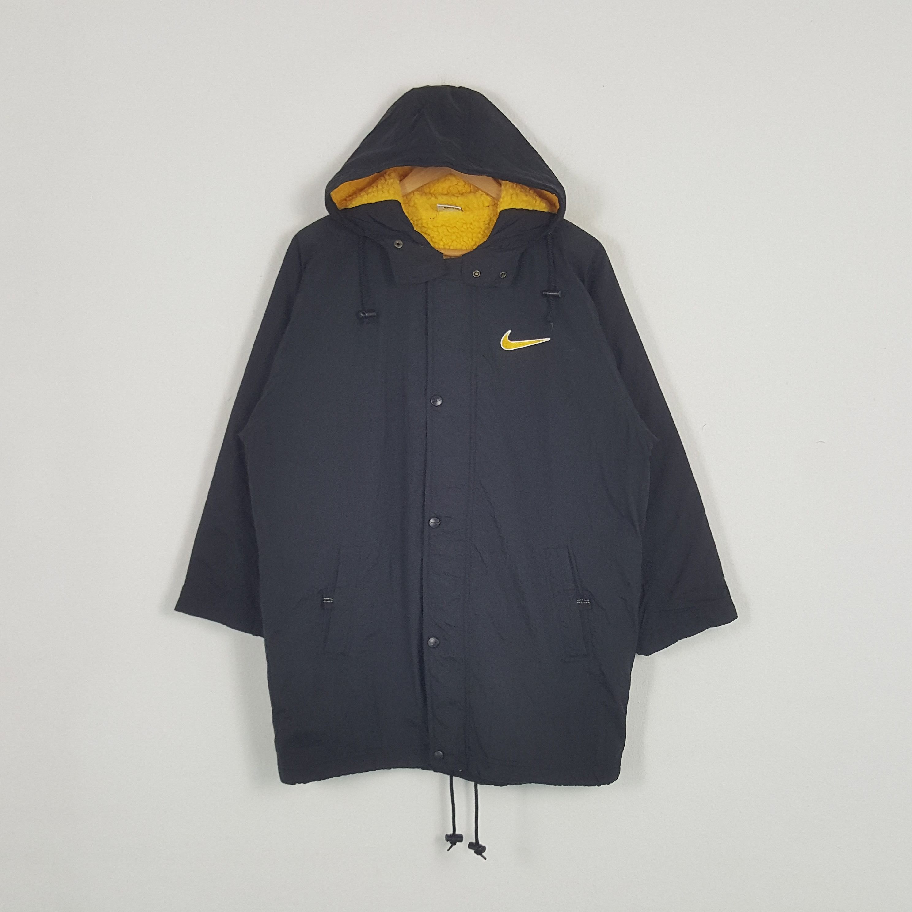 Nike × Vintage Vintage Nike Big Swoosh American Winter Jacket Size US L / EU 52-54 / 3 - 1 Thumbnail