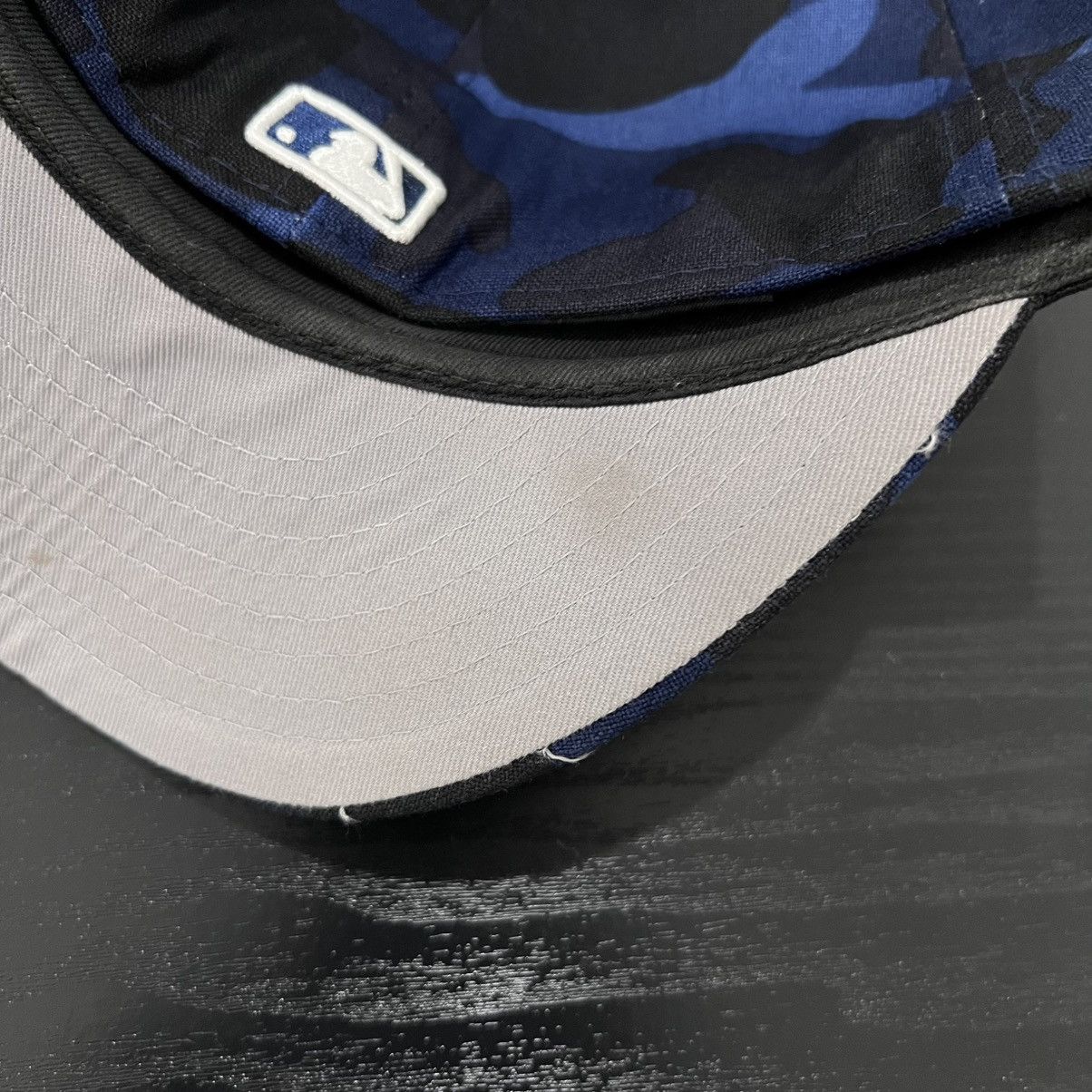 Bape BAPE New Era Blue Camouflage Fitted Hat Size ONE SIZE - 5 Thumbnail