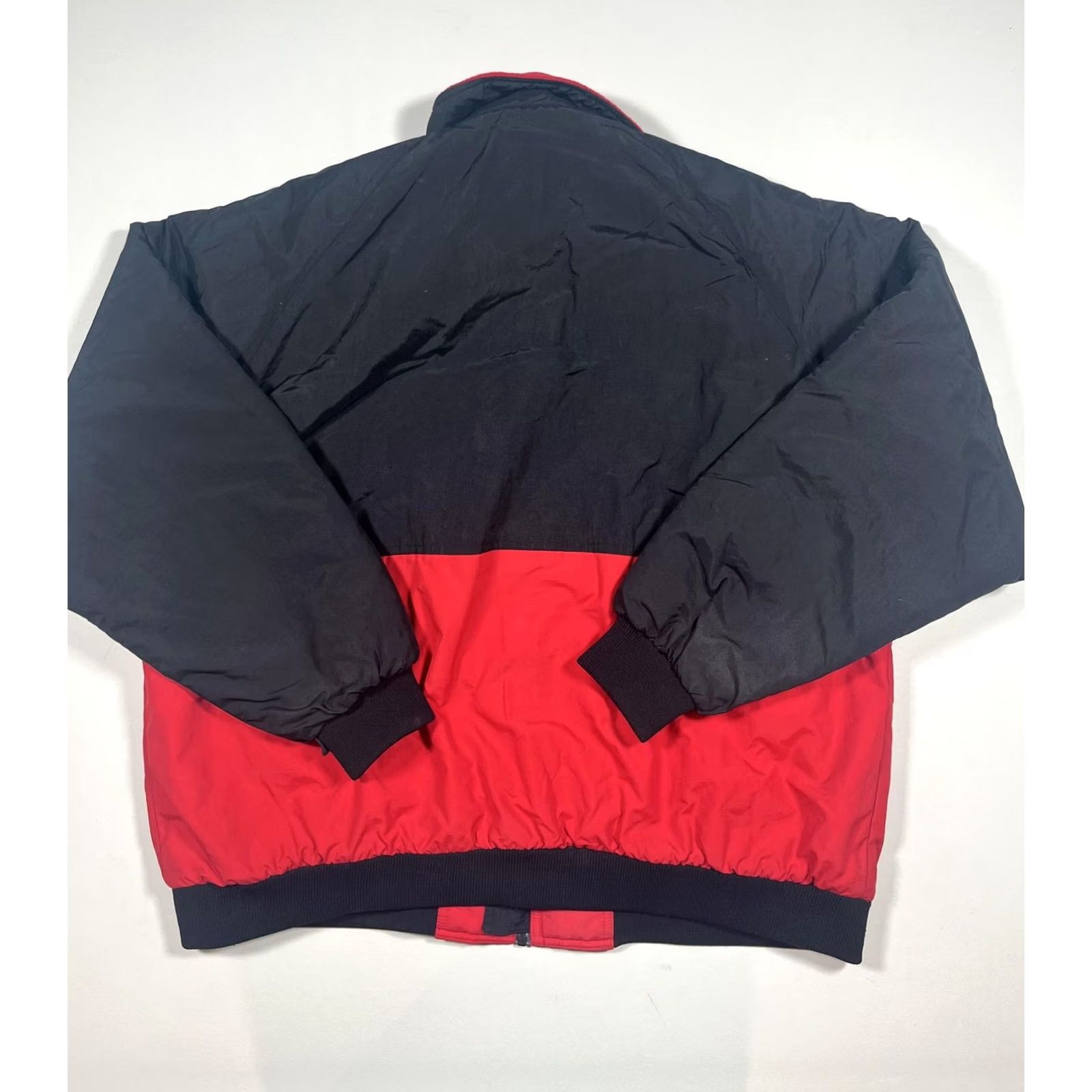 Vintage WearGuard Jacket Mens XL Red Black Nylon Fleece Lined Insulated Bomber Workwear Size US XL / EU 56 / 4 - 2 Thumbnail