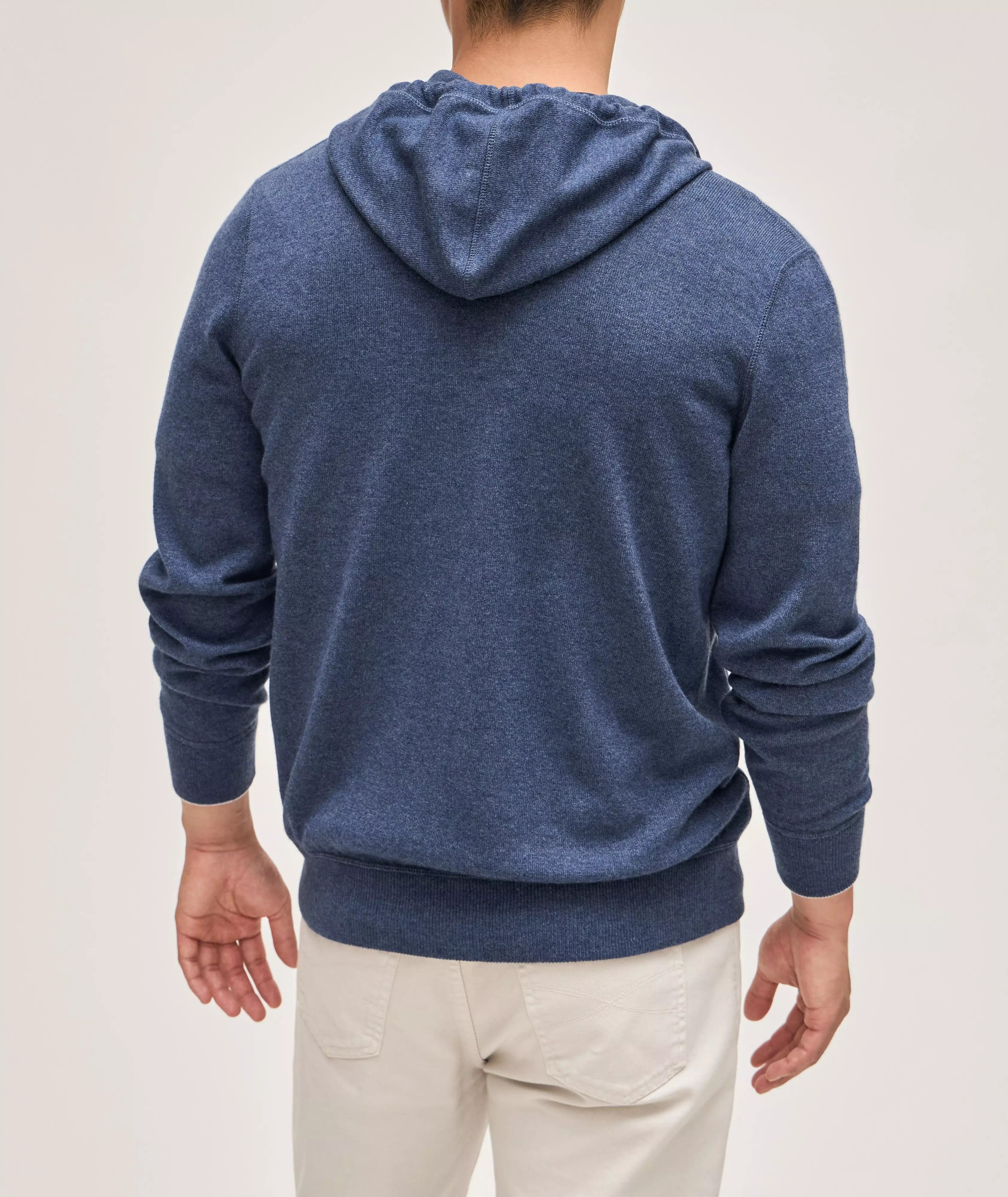 Brunello Cucinelli o1w1db10125 Full-Zip Cashmere Zip Cardigan in Blue Size US S / EU 44-46 / 1 - 3 Thumbnail