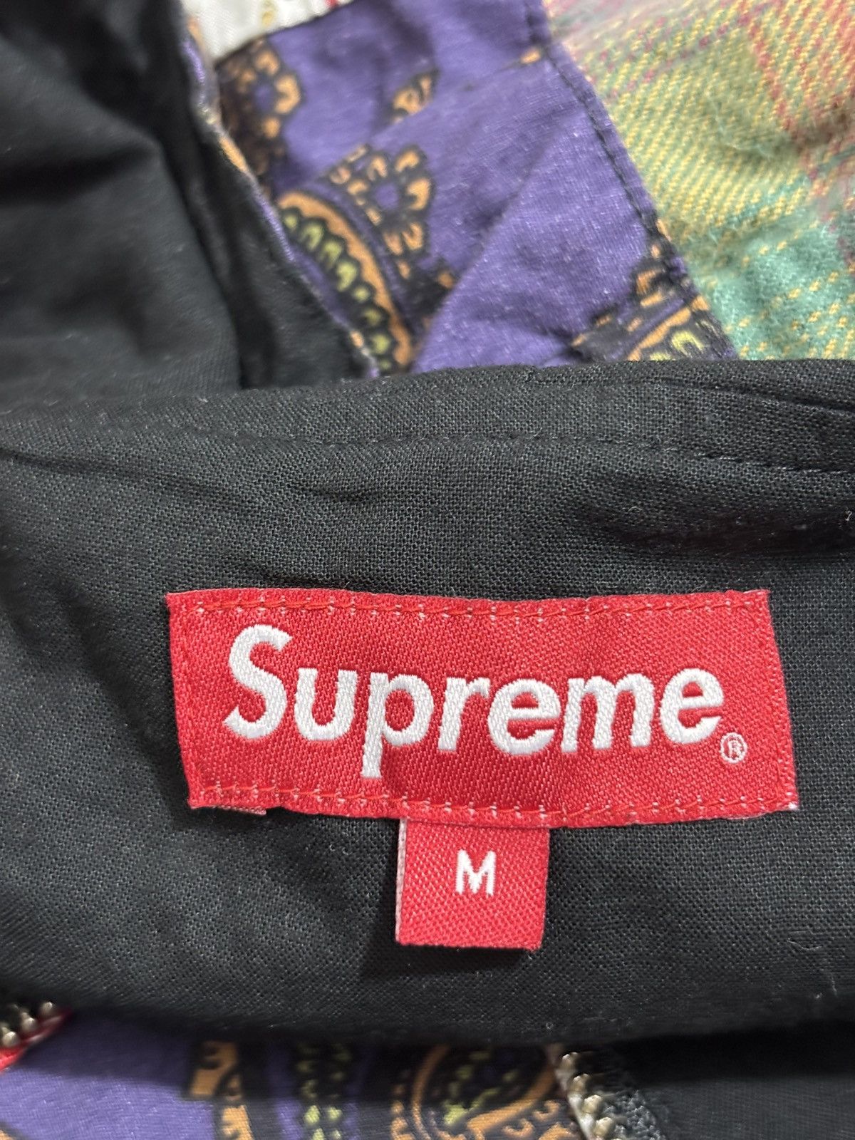 Playboi Carti AW16 Supreme Patchwork Embroidered Box Logo Anorak Jacket Size US M / EU 48-50 / 2 - 3 Thumbnail