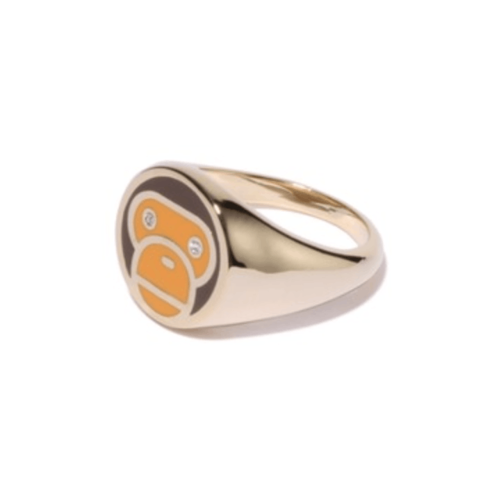 Bape Bape APE BABYILO SIGNET RING Size ONE SIZE - 2 Thumbnail