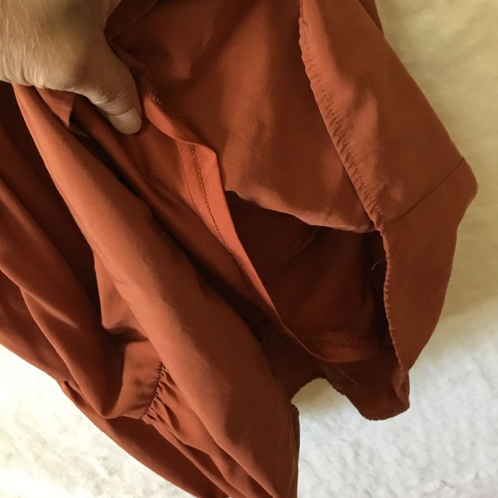 Other Altar'd State Orange Puff Short Sleeve Dress Size S / US 4 / IT 40 - 7 Thumbnail
