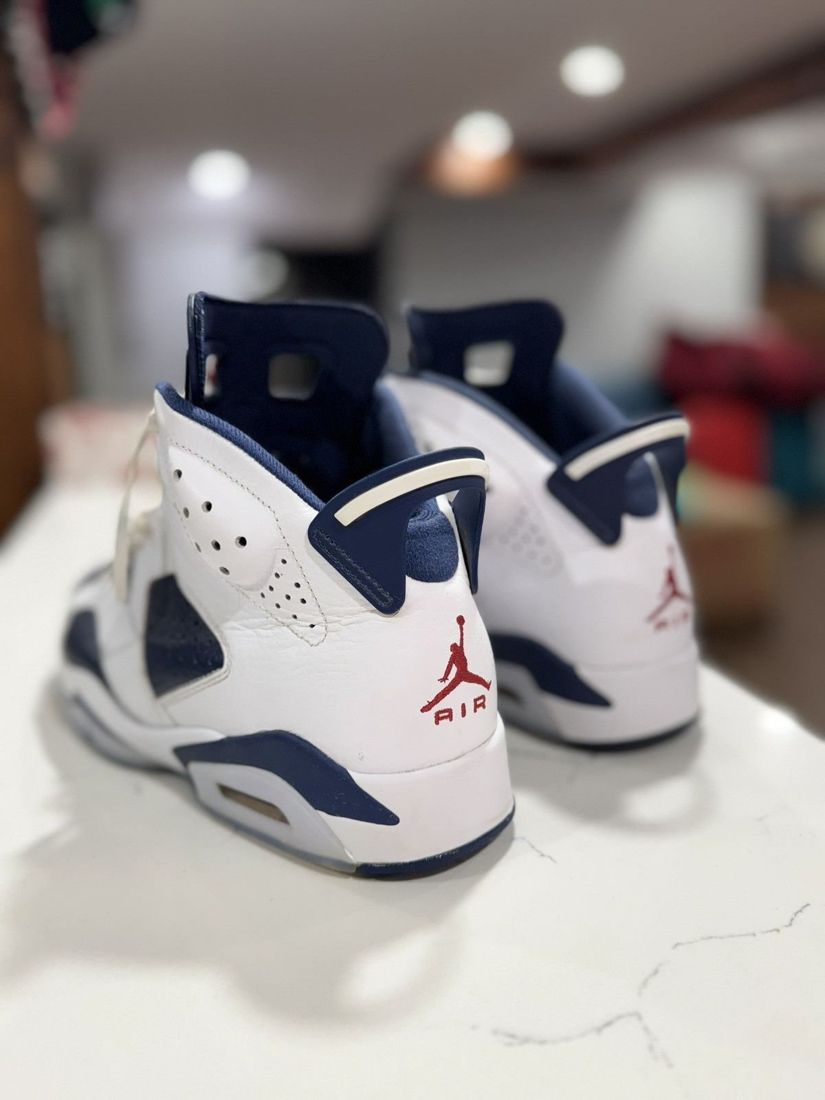 Jordan Brand Air Jordan 6 Retro Olympic (2024) Size US 9.5 / EU 42-43 - 13 Thumbnail