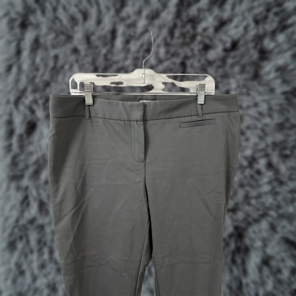 Van Heusen VAN HEUSEN Pants Womens 12x26 Gray Stretch Trousers NWT Dress Pants Workwear Straight Leg Release: NWT Size 34" / US 12 / IT 48 - 1 Thumbnail