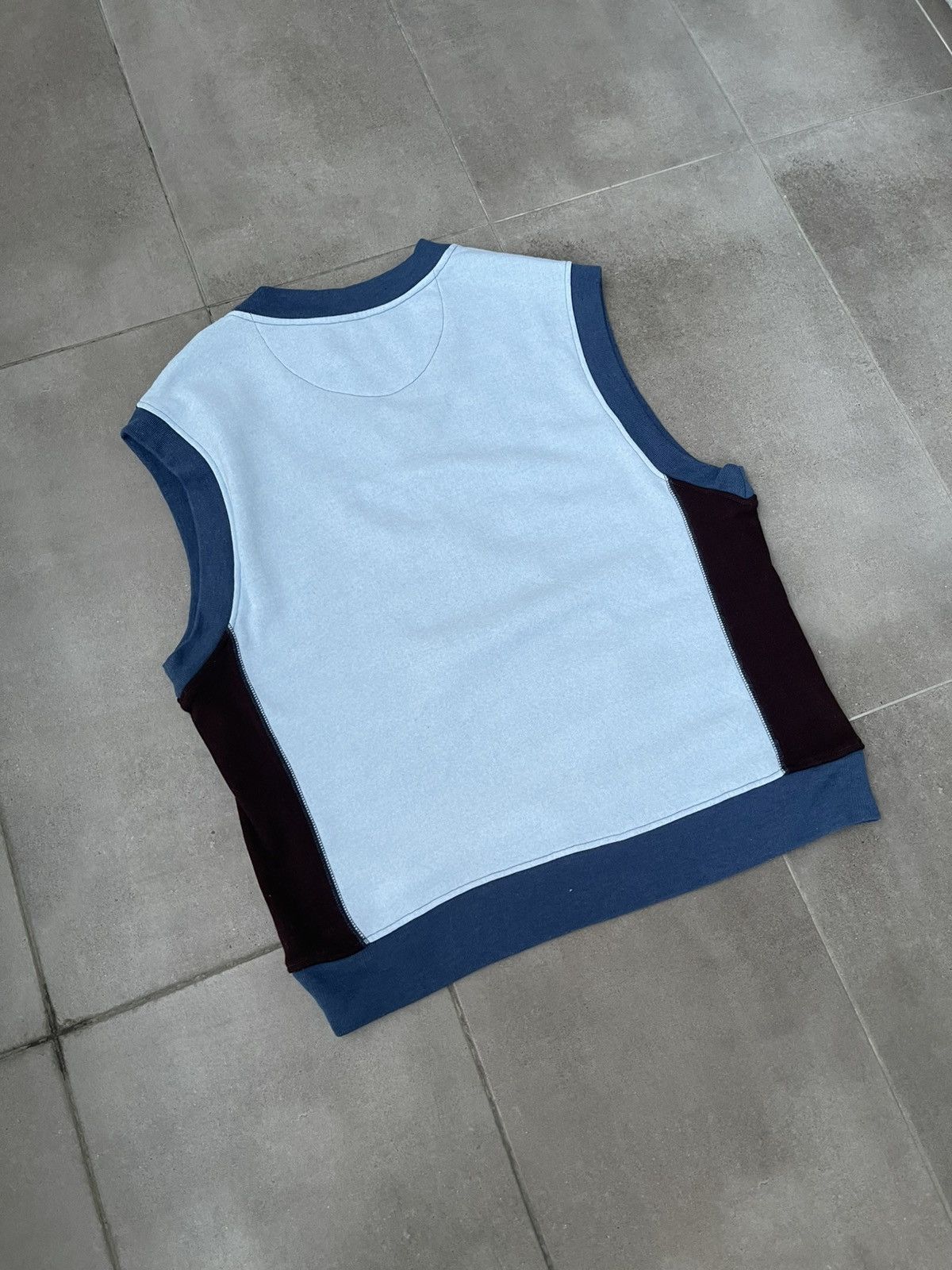 Ahluwalia !DS! AW23 Ahluwalia Mae Cotton V-Neck Sleeveless Sweatshirt Size US M / EU 48-50 / 2 - 14 Thumbnail