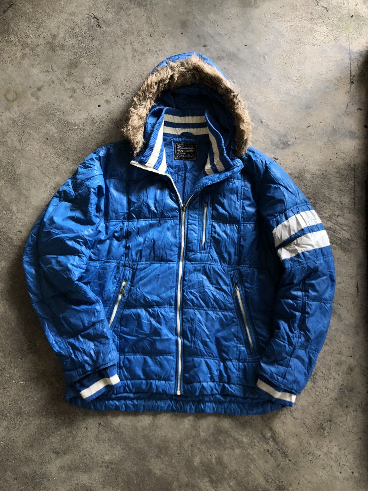 If Six Was Nine × Japanese Brand × Le Grande Bleu (L.G.B.) JAPANESE NOTA BENE JACKET FUR HOODIE LGBSTYLE Size US L / EU 52-54 / 3 - 1 Thumbnail