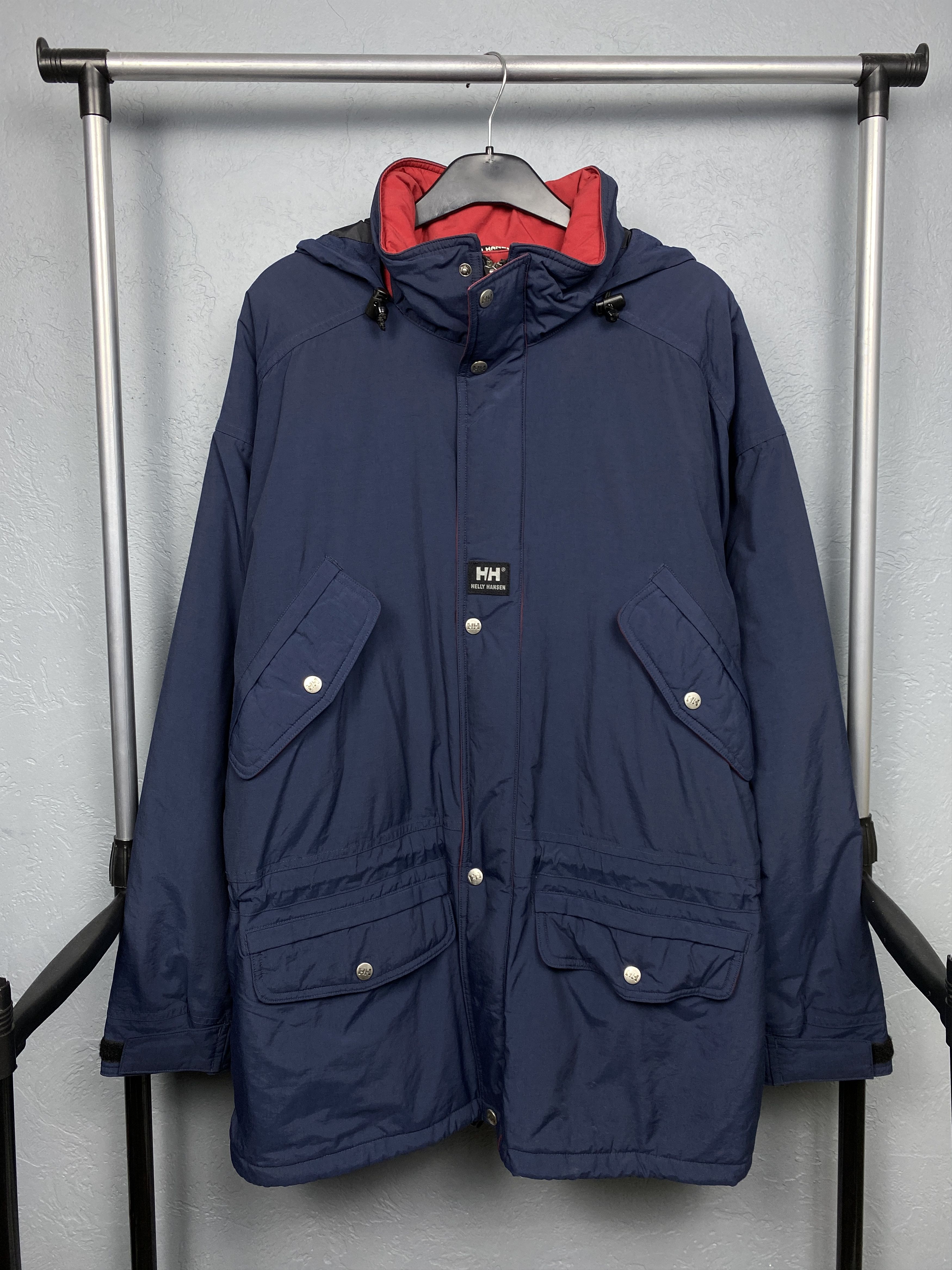 Helly Hansen × Vintage Helly Hansen 90s Vintage Mens Nylon Insulated Jacket Size US L / EU 52-54 / 3 - 1 Thumbnail