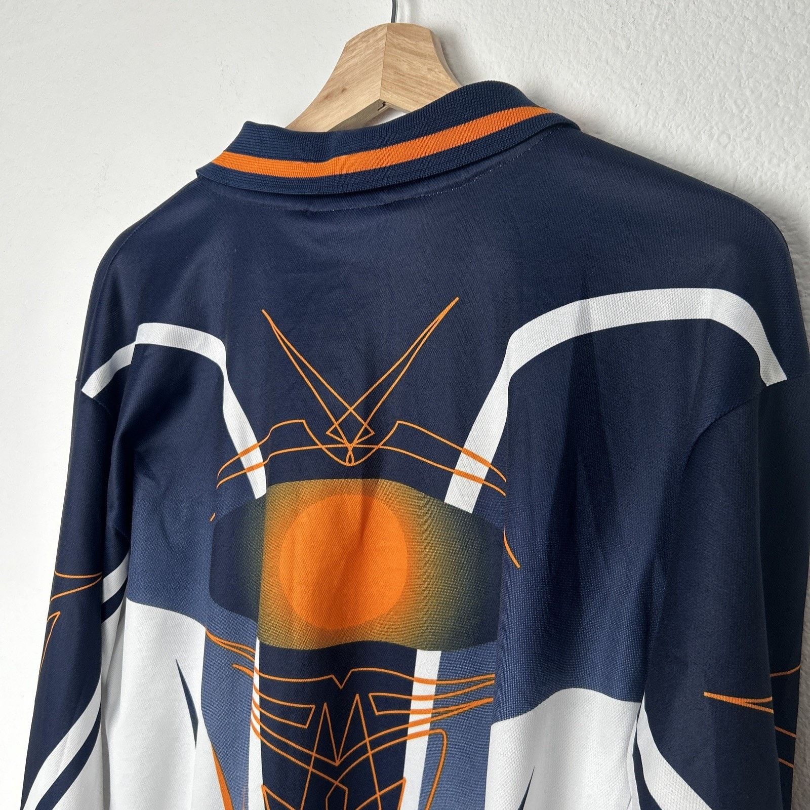 Puma PUMA Vintage Geometric Soccer Jersey Long Sleeve Size Large Size US L / EU 52-54 / 3 - 7 Thumbnail