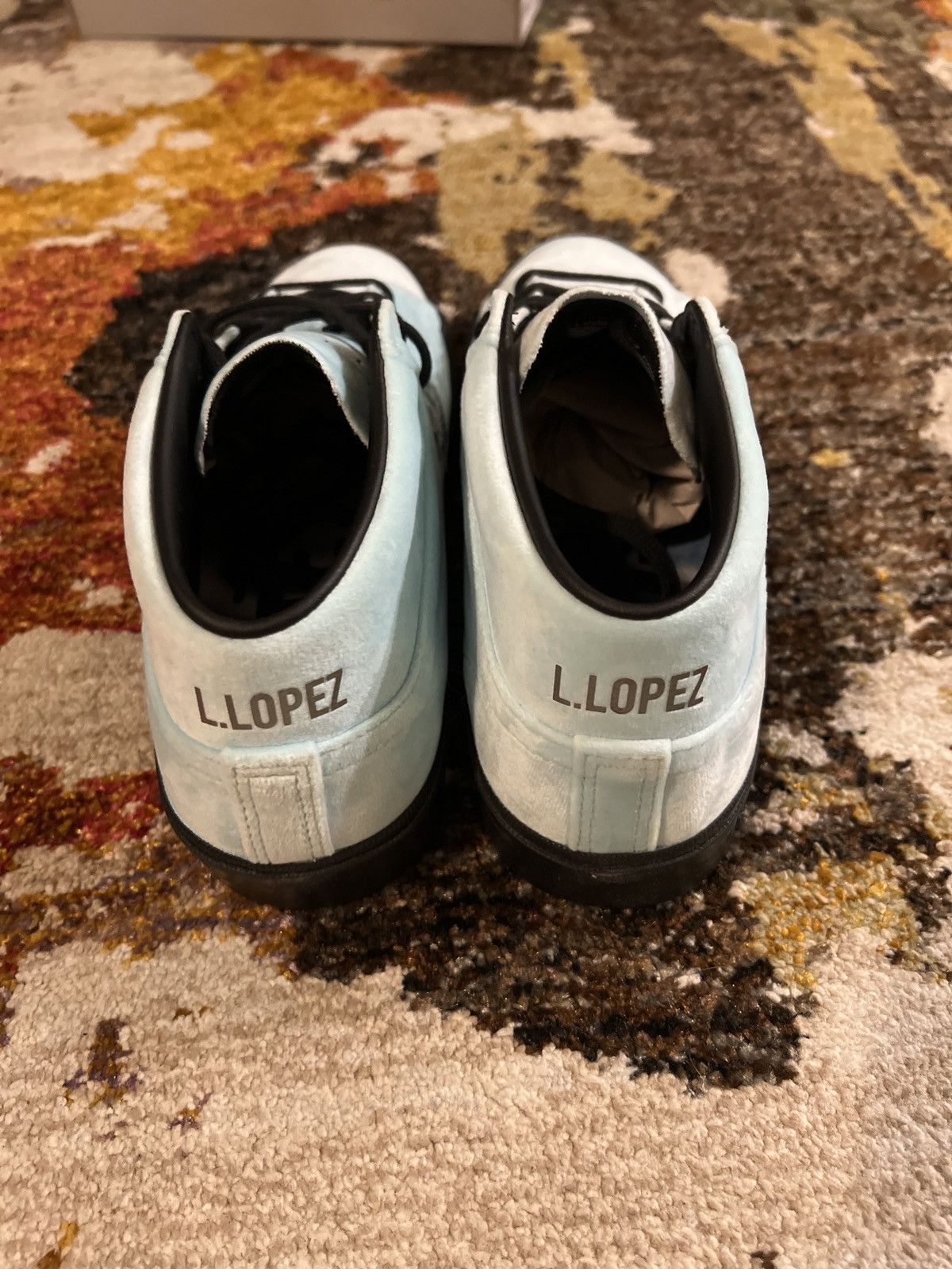 Converse × Fucking Awesome Converse X FA Louie Lopez Pro Mid Cyan Tint/Black Size US 12 / EU 45 - 3 Thumbnail