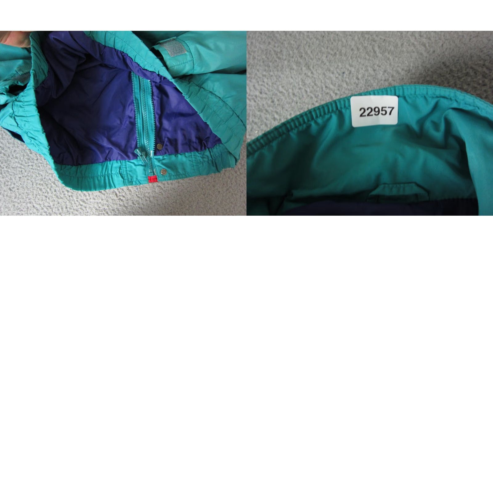 Vintage VINTAGE Columbia Jacket Mens Large Blue Windbreaker Full Zip All Seasons Regular Style Logo Navy? Size US L / EU 52-54 / 3 - 9 Thumbnail