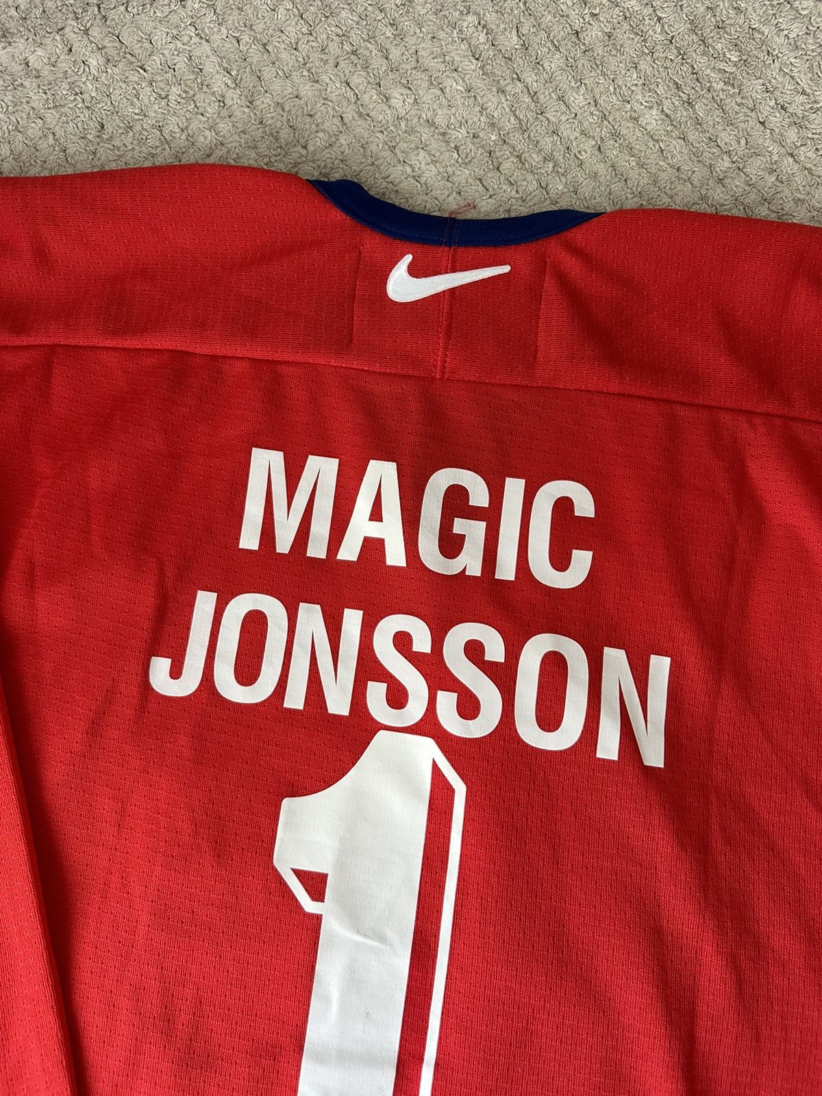 Vintage Vintage Nike Team Hockey Jersey Norway Size US M / EU 48-50 / 2 - 10 Thumbnail