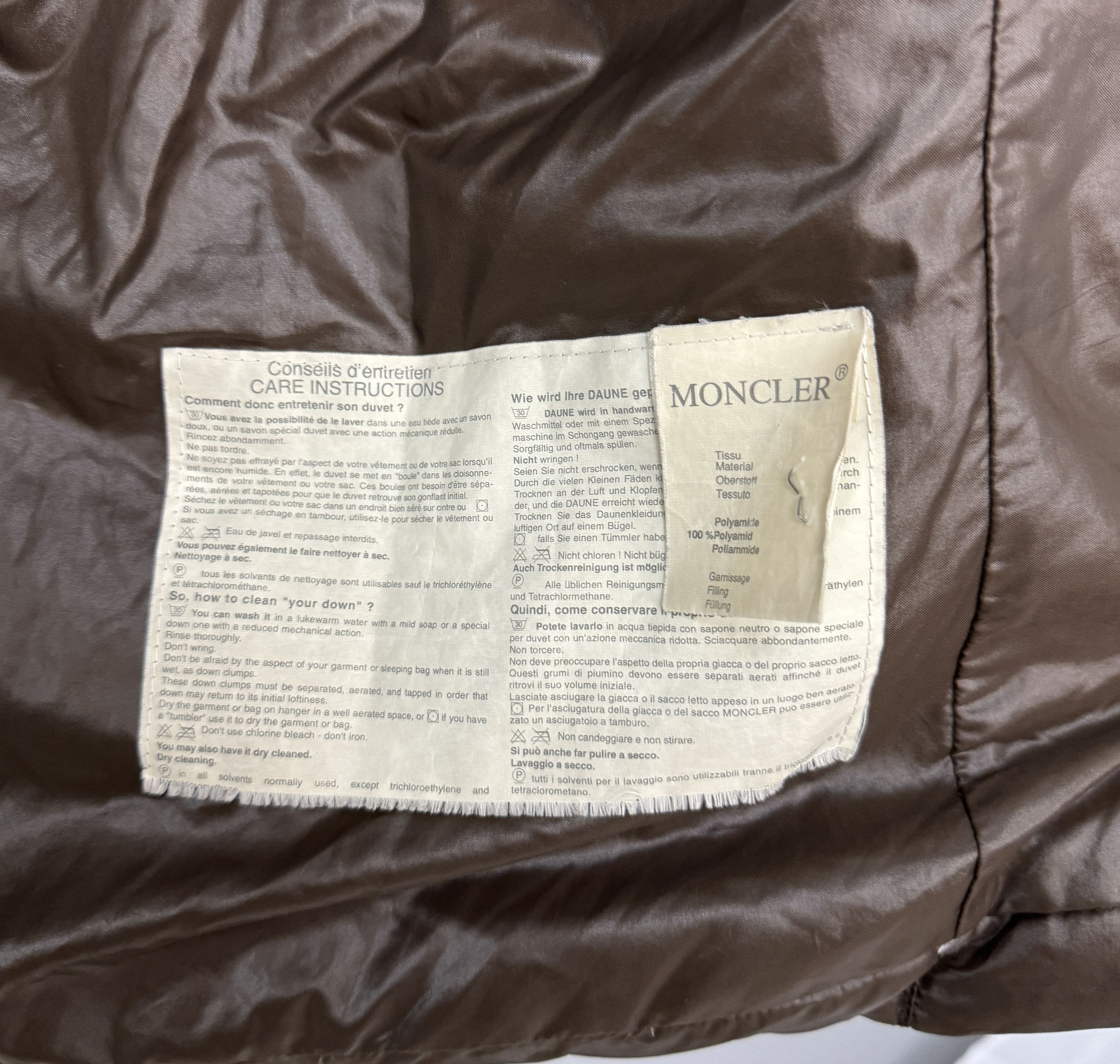 Moncler Moncler Down Jacket Puffer Zip Size 40 Brown Grenoble Size M / US 6-8 / IT 42-44 - 7 Thumbnail