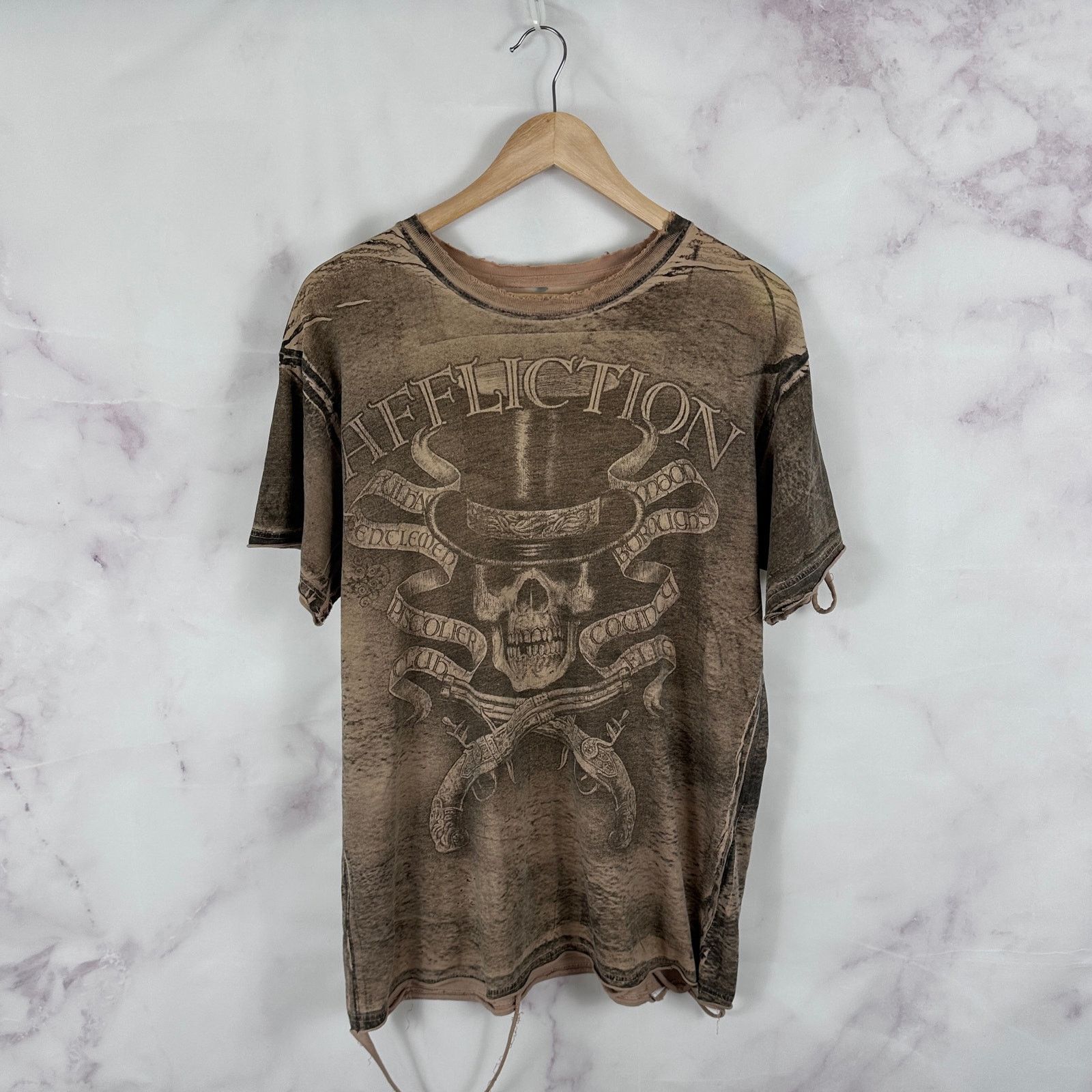 Affliction Live Fast Gun Tee Size US XL / EU 56 / 4 - 1 Thumbnail