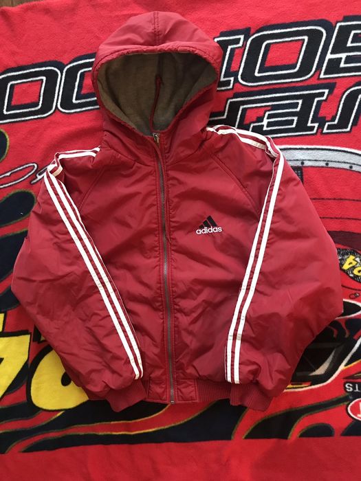 Adidas reversible hot sale jacket vintage