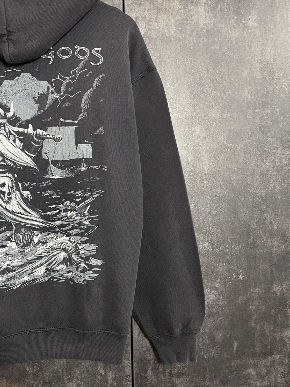 Vintage Vintage Sons Of Odin Manovar Faded Hoodie Deftones Oasis 3D Size US M / EU 48-50 / 2 - 7 Thumbnail