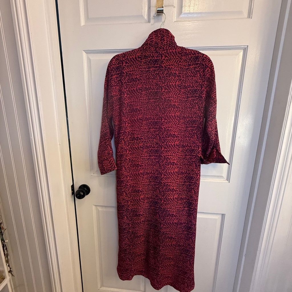 Corey Lynn Calter Women's corey lynn calter silk Dress 4 Red Purple Size S / US 4 / IT 40 - 2 Thumbnail