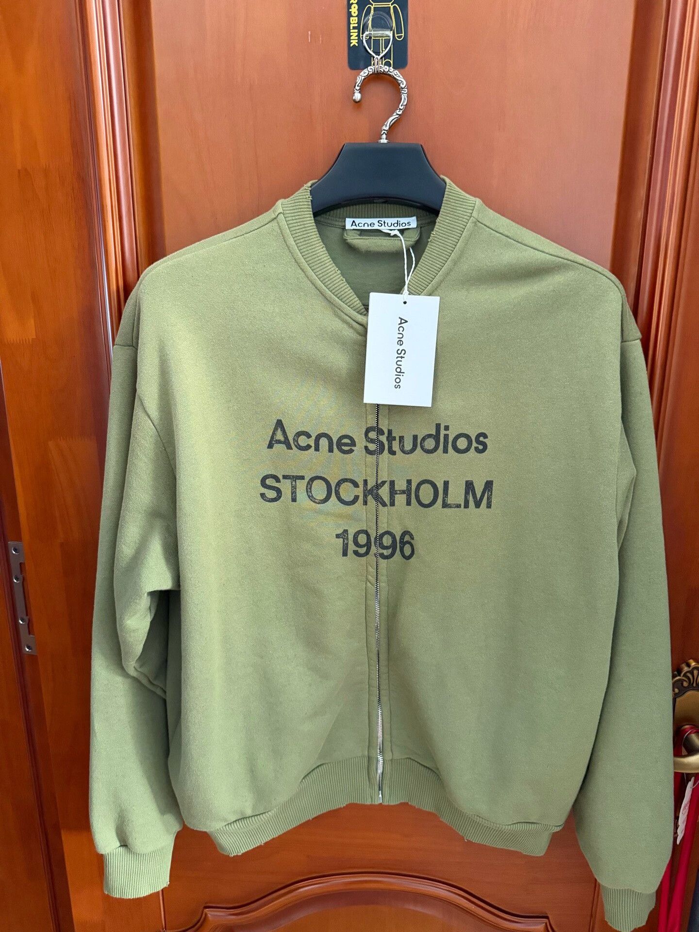 Acne Studios Acne Studios Olive Green Zip Jacket Size US S / EU 44-46 / 1 - 1 Thumbnail