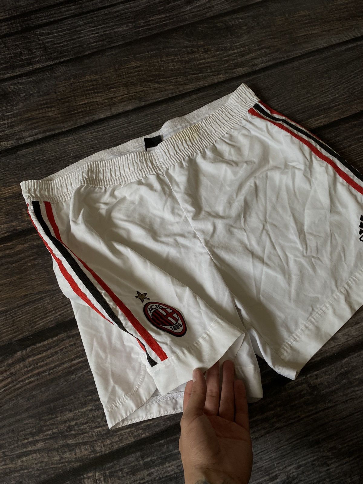 Adidas × Vintage Adidas vintage Milan FC Italy league soccer short Size US 34 / EU 50 - 2 Thumbnail