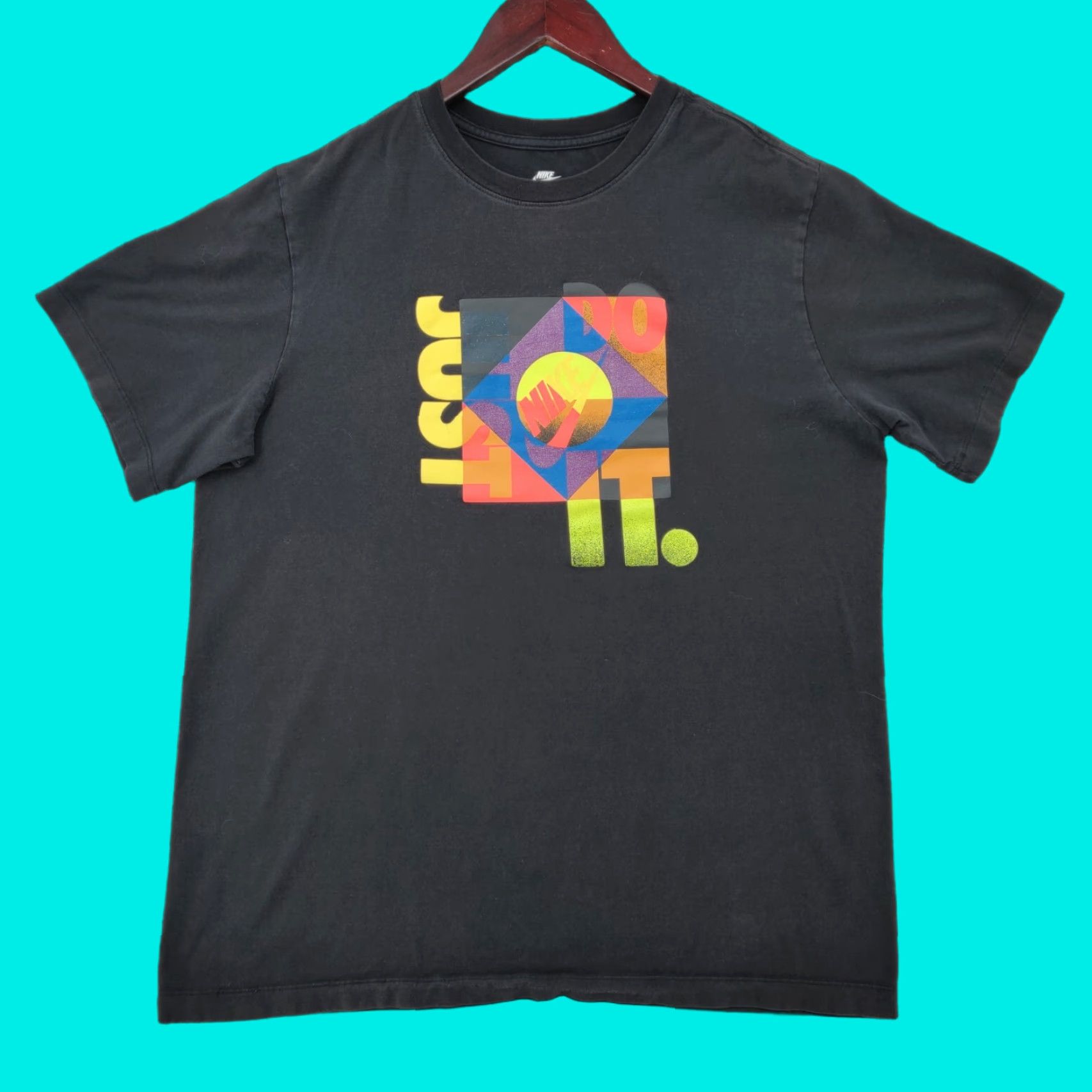 Nike Nike T Shirt Mens M Black Short Sleeve Logo Tee Size US M / EU 48-50 / 2 - 1 Thumbnail