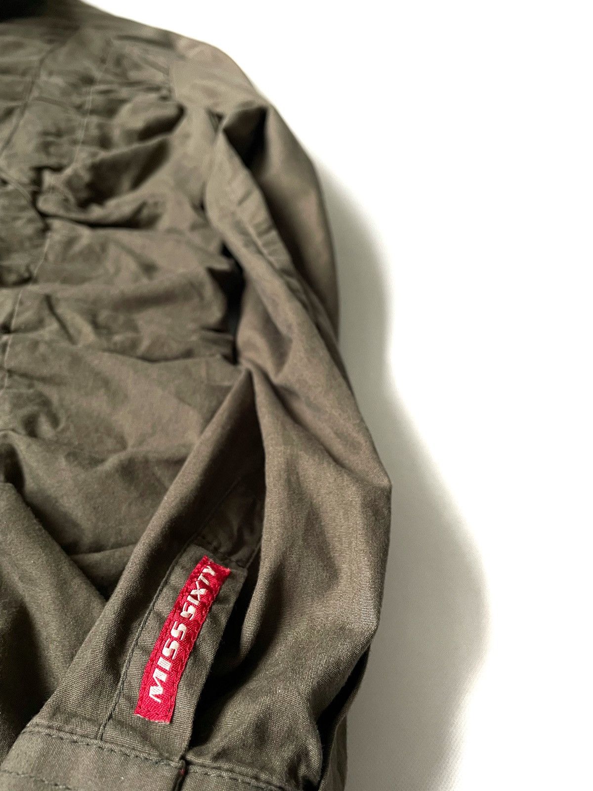 Miss Sixty × Vintage Miss Sixty Avant-Garde Shirt Size M Made In Italy Olive Size M / US 6-8 / IT 42-44 - 4 Thumbnail