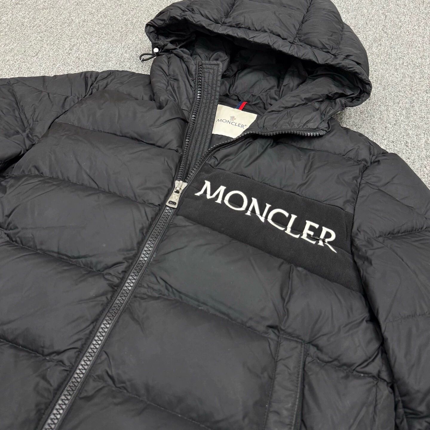 Moncler Moncler Aiton Black Logo Puffer 3 99 New Size L / US 10 / IT 46 - 3 Thumbnail