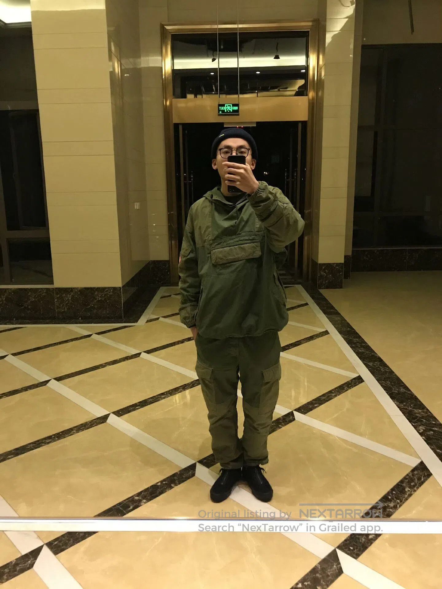 Cav Empt Cav Empt lightweight pullover jacket in green. Size US L / EU 52-54 / 3 - 7 Thumbnail