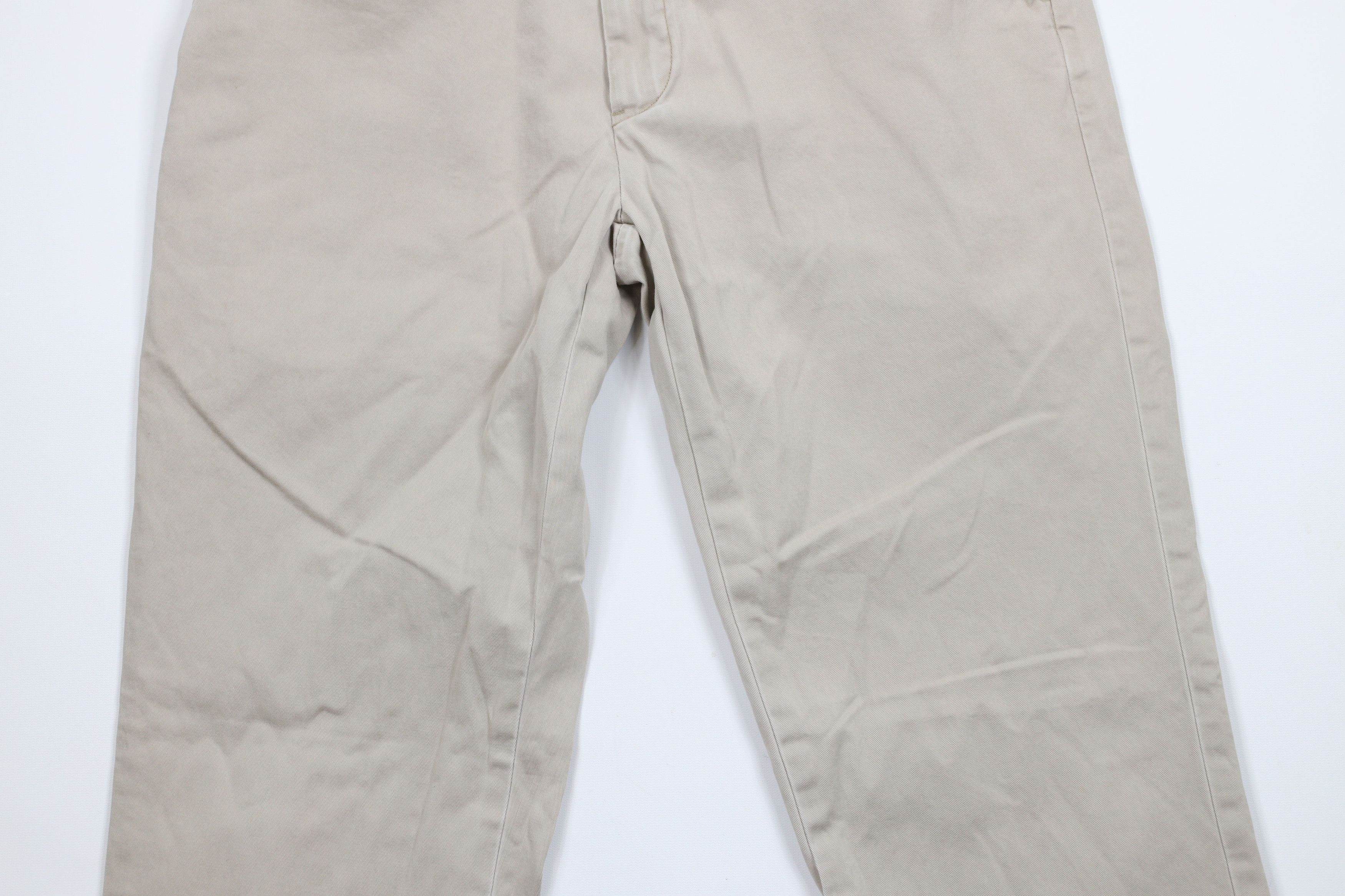 Ralph Lauren × Vintage Vintage Ralph Lauren Classic Fit Wide Leg Chino Pants Beige Size US 38 / EU 54 - 3 Thumbnail