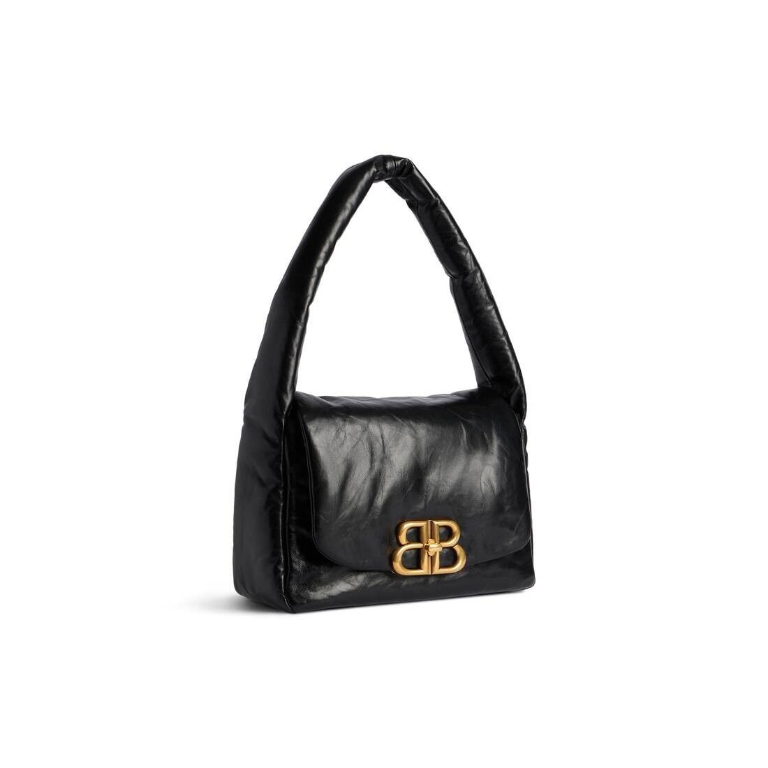 Balenciaga o1w1db10725 Size: OS / Monaco Small Sling Bag in Black Size ONE SIZE - 2 Thumbnail