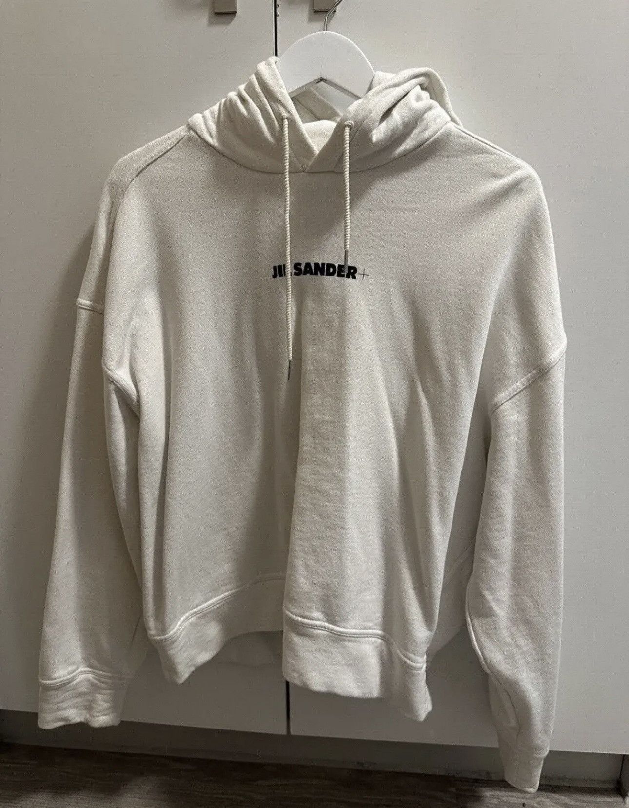 image of Jil Sander Hoodie in White, Men's (Size Small)