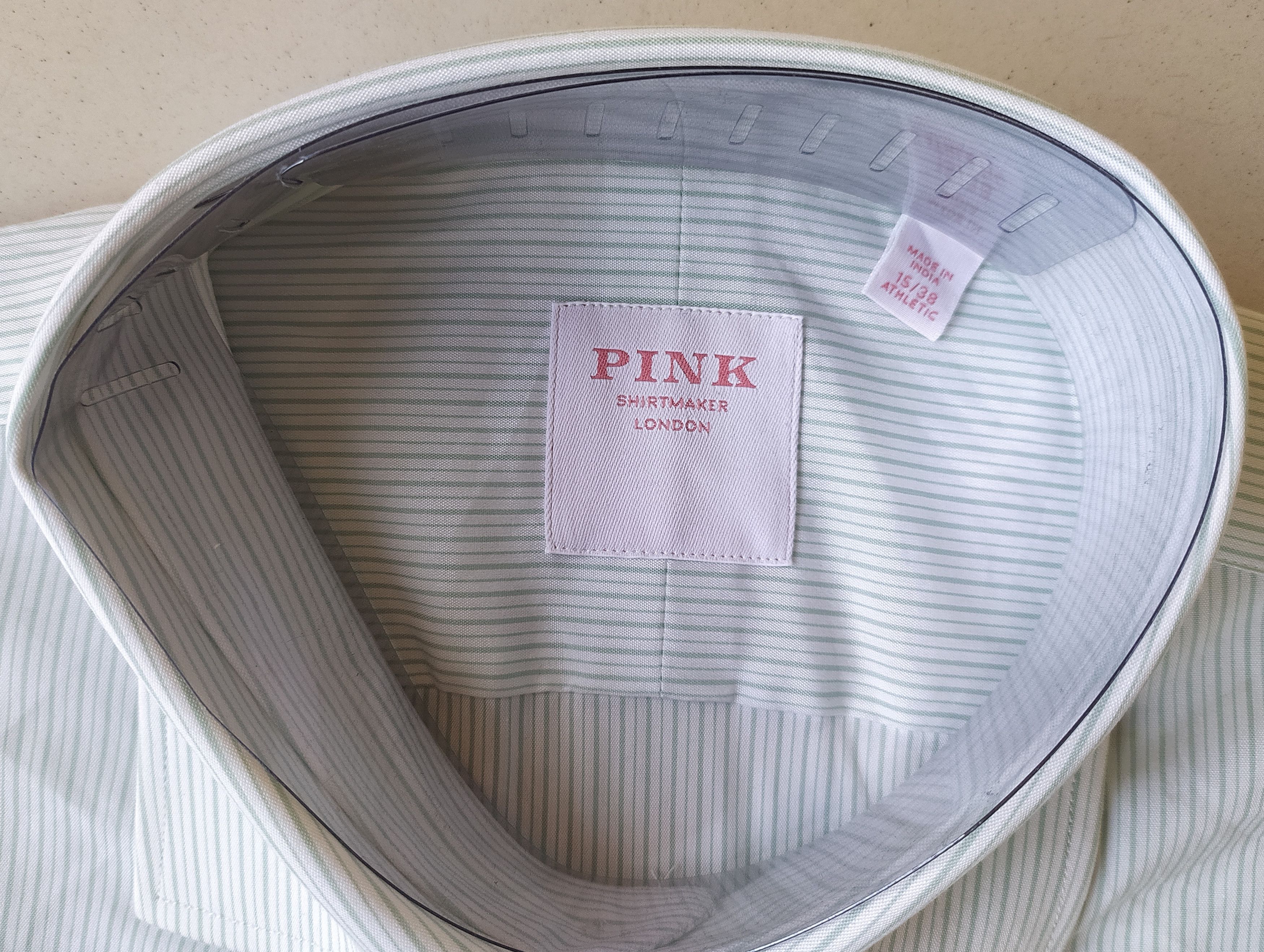 Thomas Pink Thomas Pink Men's Stripe Formal Shirt Free Shipping T/38 Size US S / EU 44-46 / 1 - 5 Thumbnail