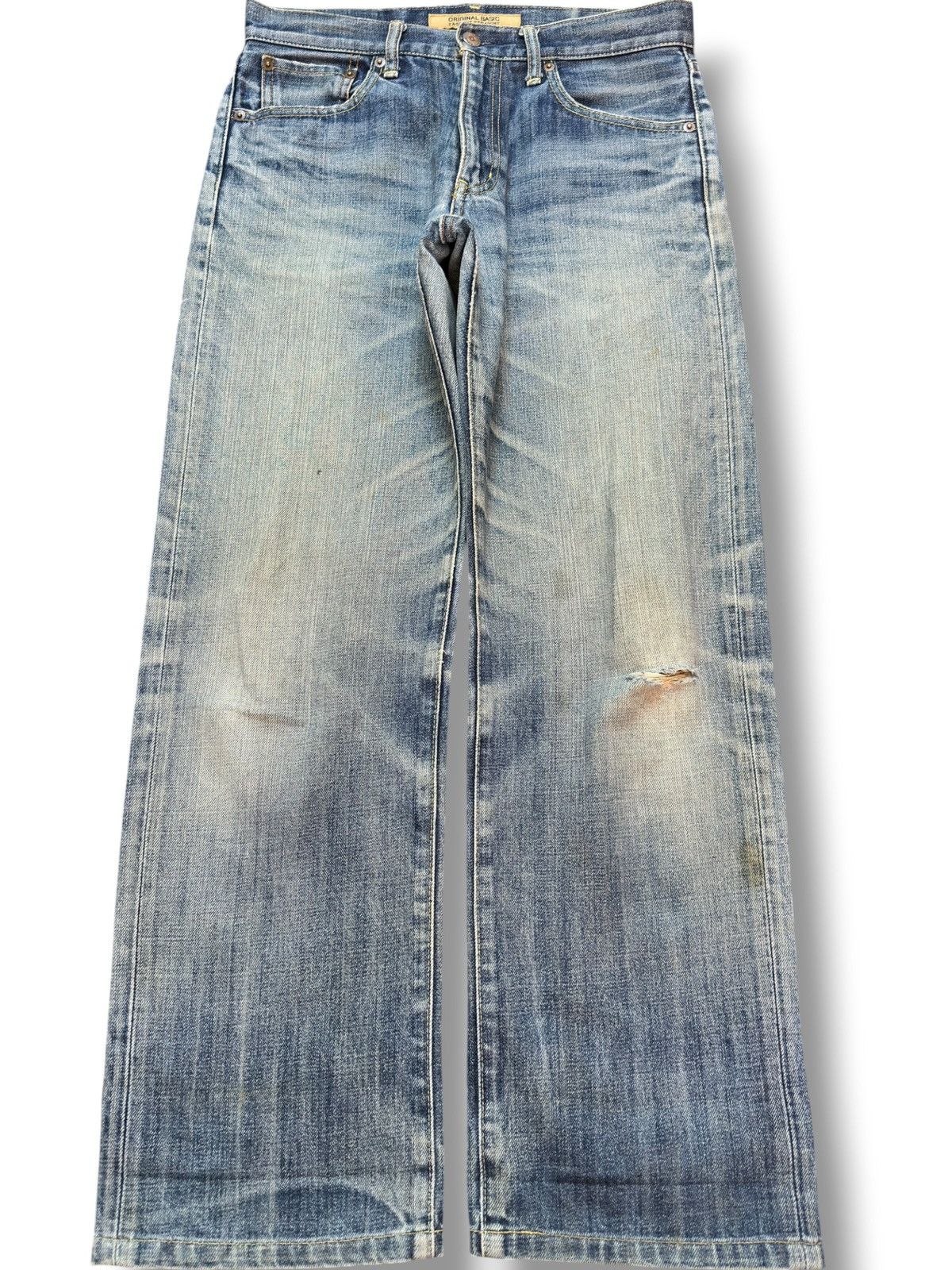 Uniqlo Vintage Uniqlo S-003 Mudwash Grunge Distressed Denim Size US 30 / EU 46 - 1 Thumbnail