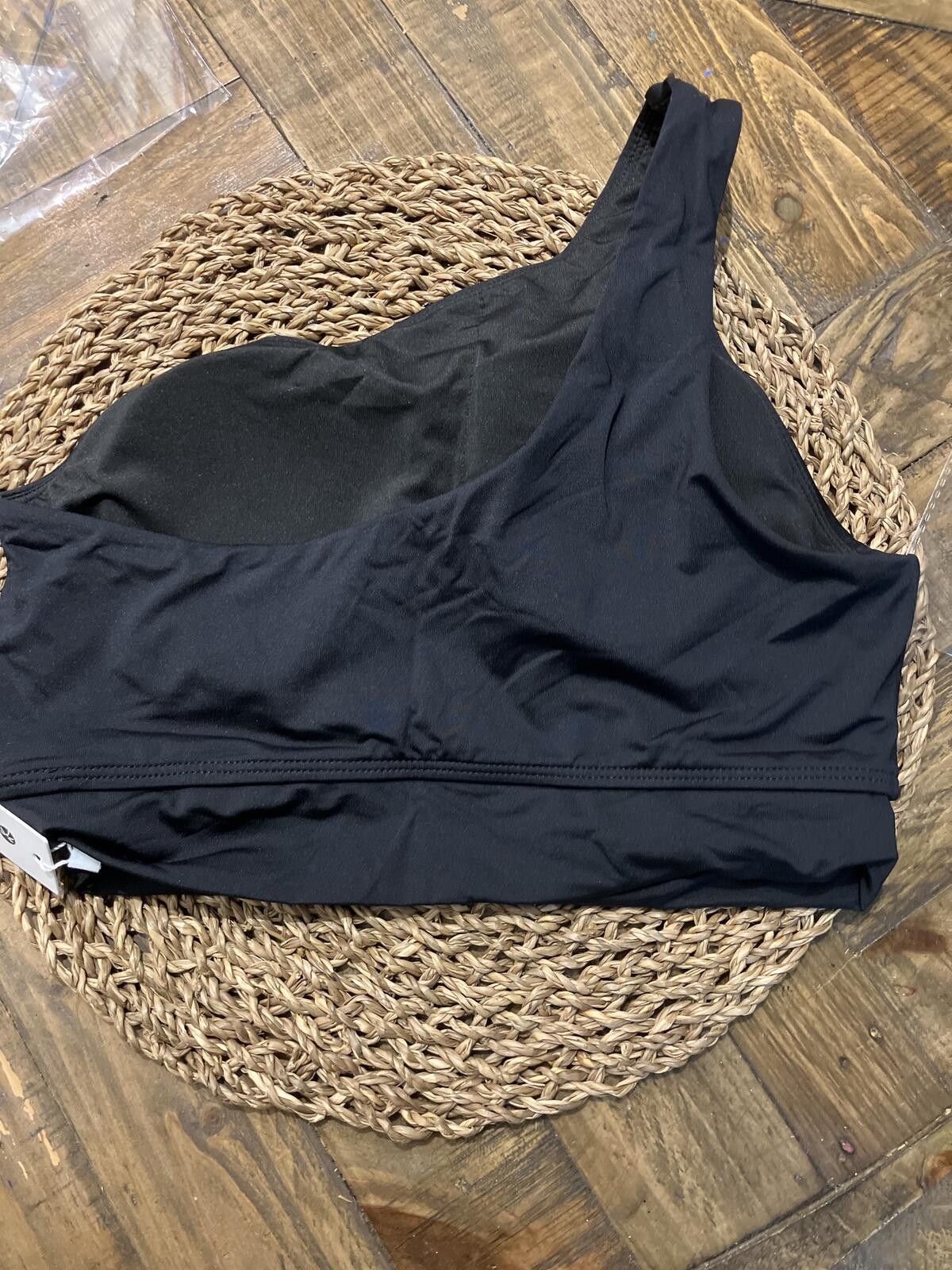 Other NWT Holipick Black One-Shoulder Crop Top Size ONE SIZE - 4 Thumbnail