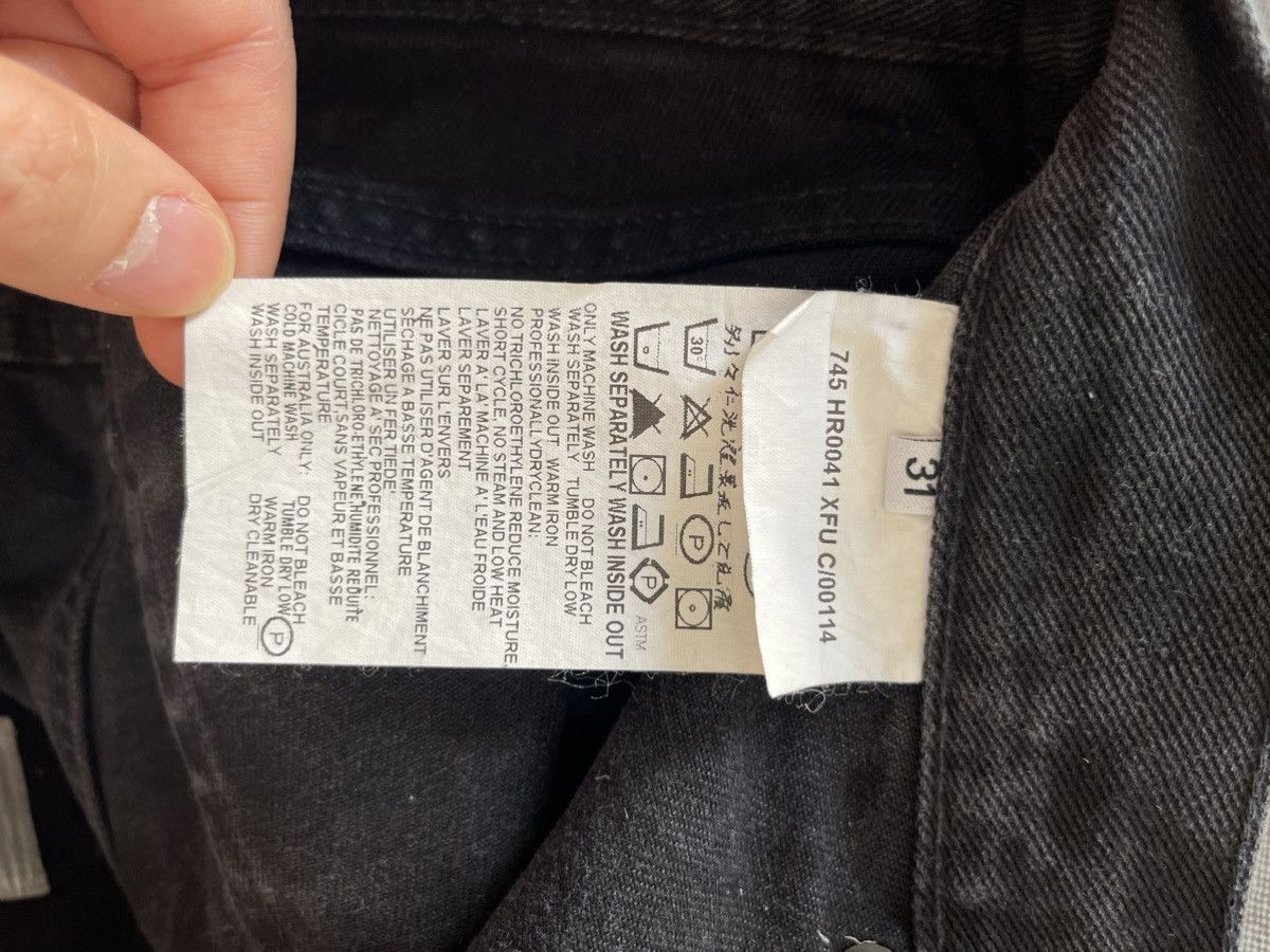 Helmut Lang Helmut Lang legendary inside out denim jeans black Size US 31 - 9 Thumbnail