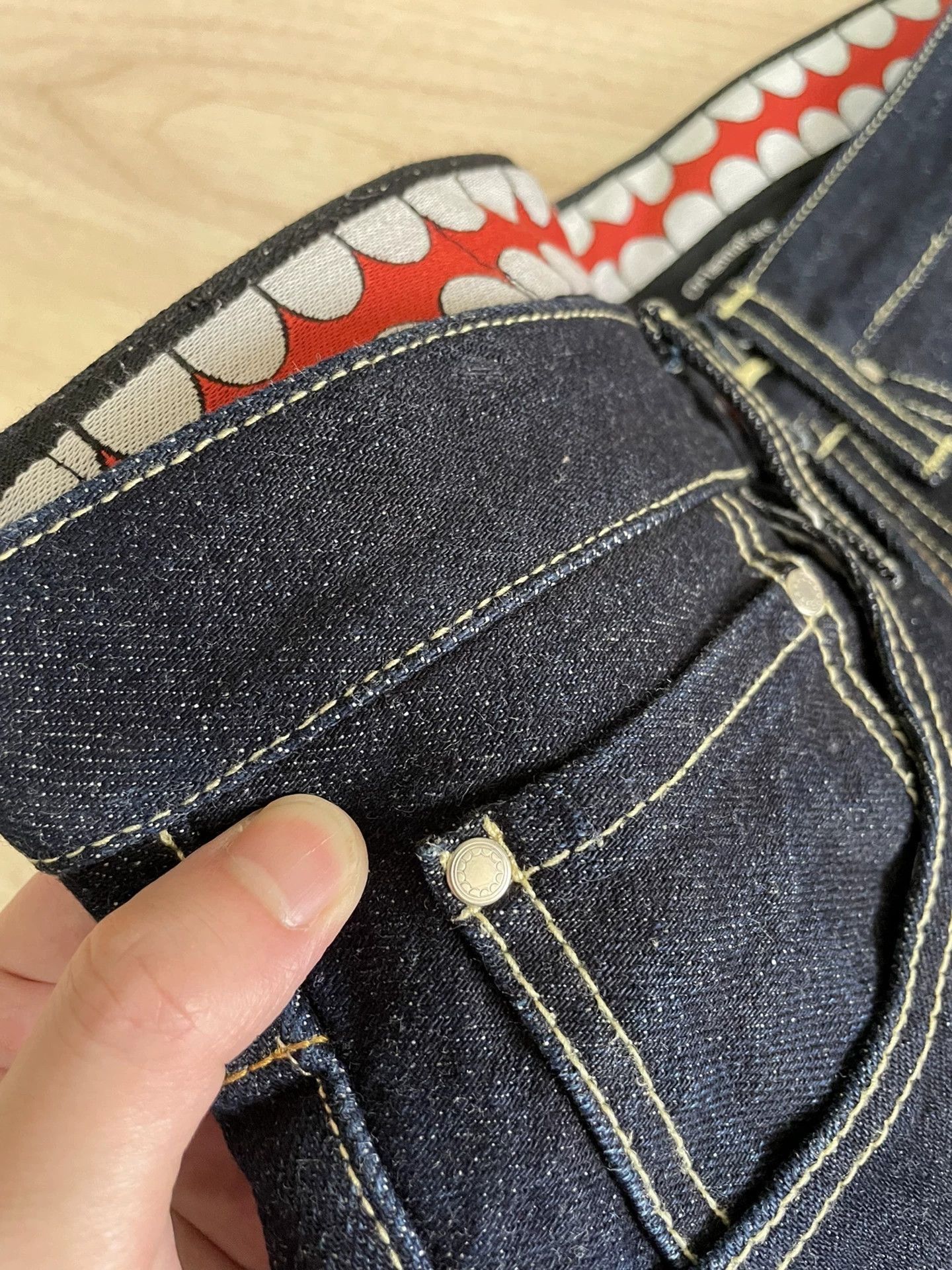 Fragment Design Blue Denim Straight-Leg Pants Size US 28 / EU 44 - 5 Thumbnail