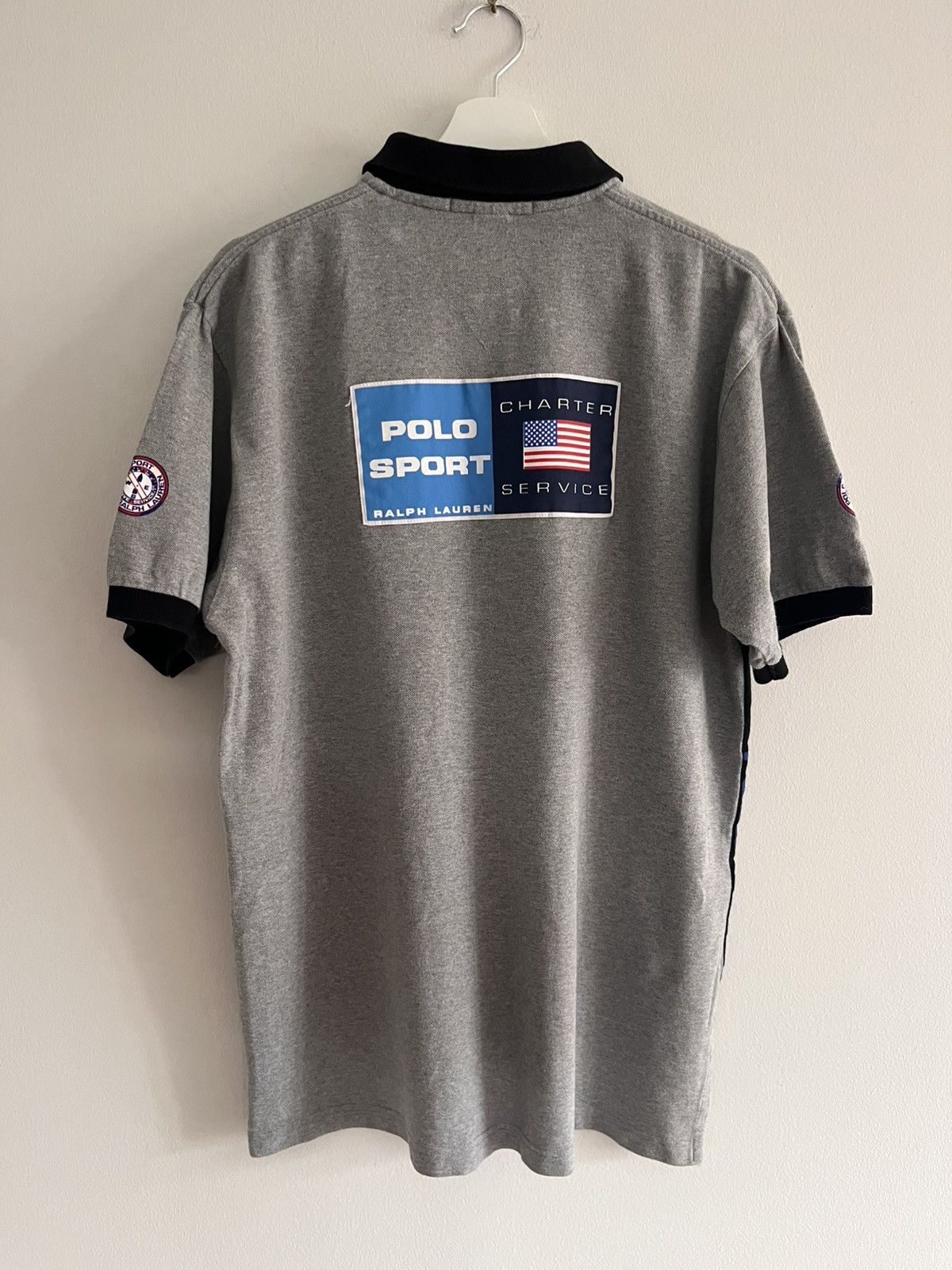 Ralph Lauren Polo Sport - 90s Charter Service Polo Size US L / EU 52-54 / 3 - 2 Thumbnail
