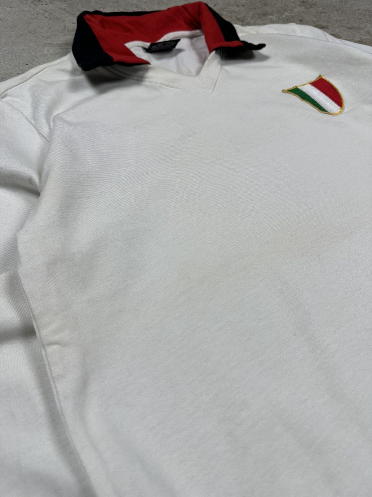 Vintage Vintage 90s Italy Long Sleeve Jersey Copa White Rugby Soccer Size US S / EU 44-46 / 1 - 4 Thumbnail