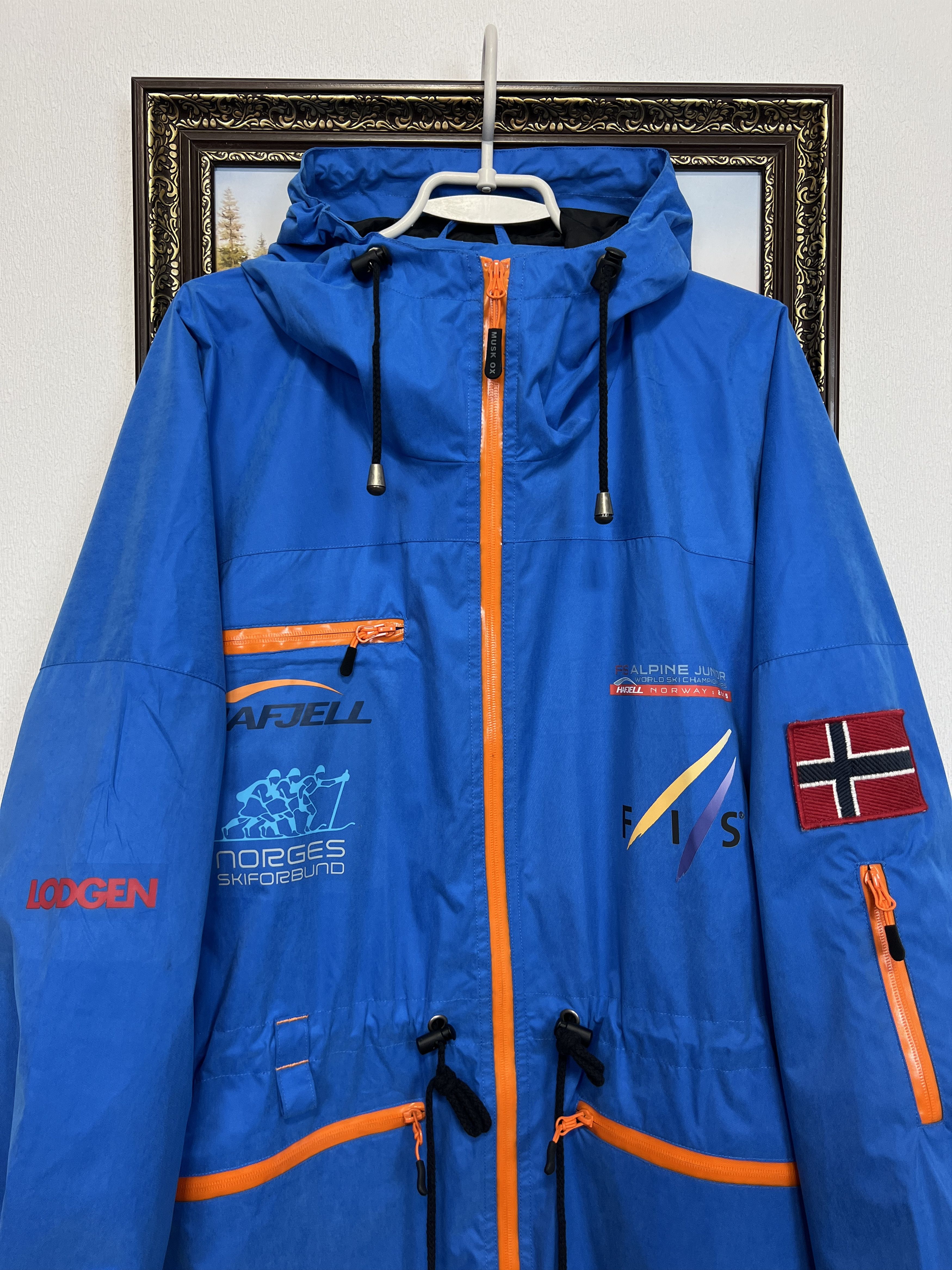 Vintage Norway Ski Musk Ox Hooded Jacket Alpine Sport Rare Long Hype Size US XXL / EU 58 / 5 - 2 Thumbnail