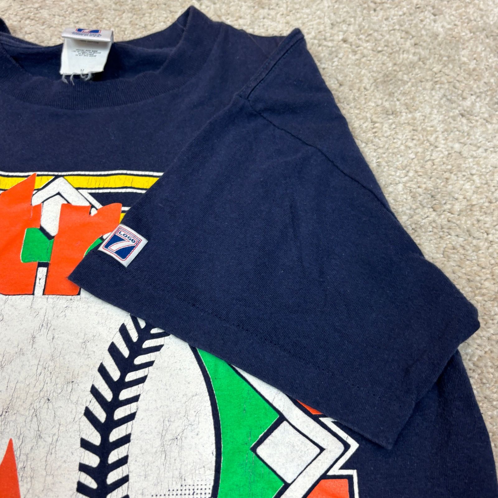 Logo 7 Vintage 1989 Logo 7 Houston Astros T Shirt MLB Baseball SZ M Size US M / EU 48-50 / 2 - 9 Thumbnail