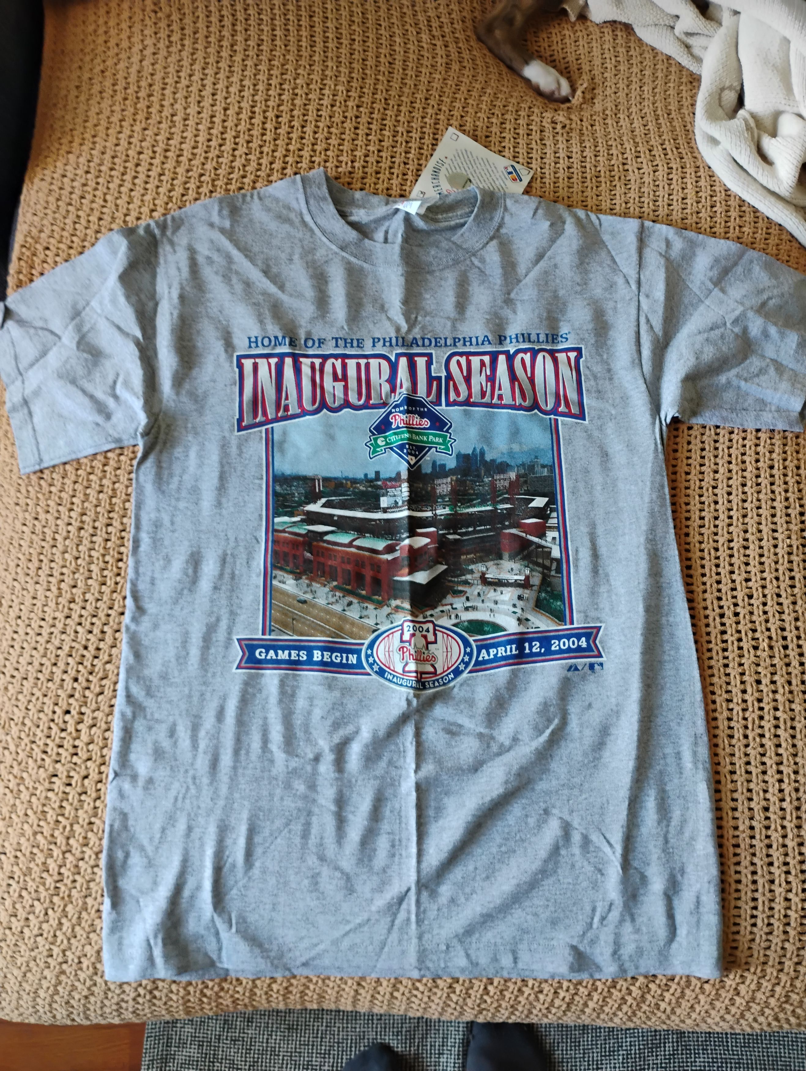 MLB Phillies Inaugural Day CBP 2004 Tshirt Size US M / EU 48-50 / 2 - 1 Thumbnail