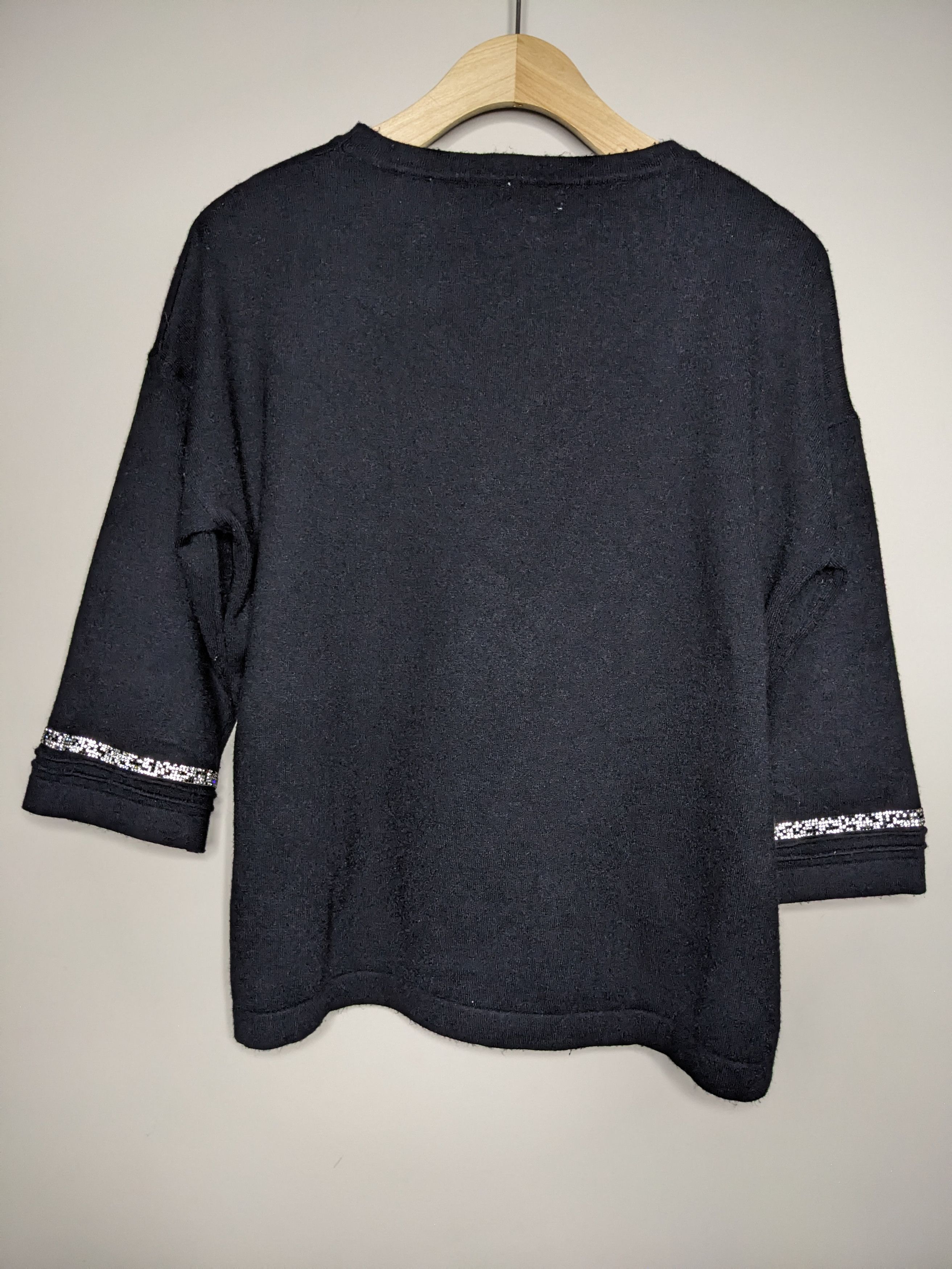 Brunello Cucinelli Brunello Cucinelli Sweater Womans Medium Rhinestone READ Size M / US 6-8 / IT 42-44 - 6 Thumbnail