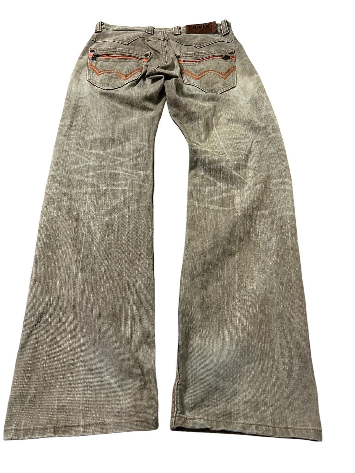 Edwin × If Six Was Nine × Japanese Brand FLARE EDWIN EXCLUSIVE VINTAGE BROWN JEANS VERY RARE Size US 30 / EU 46 - 2 Thumbnail